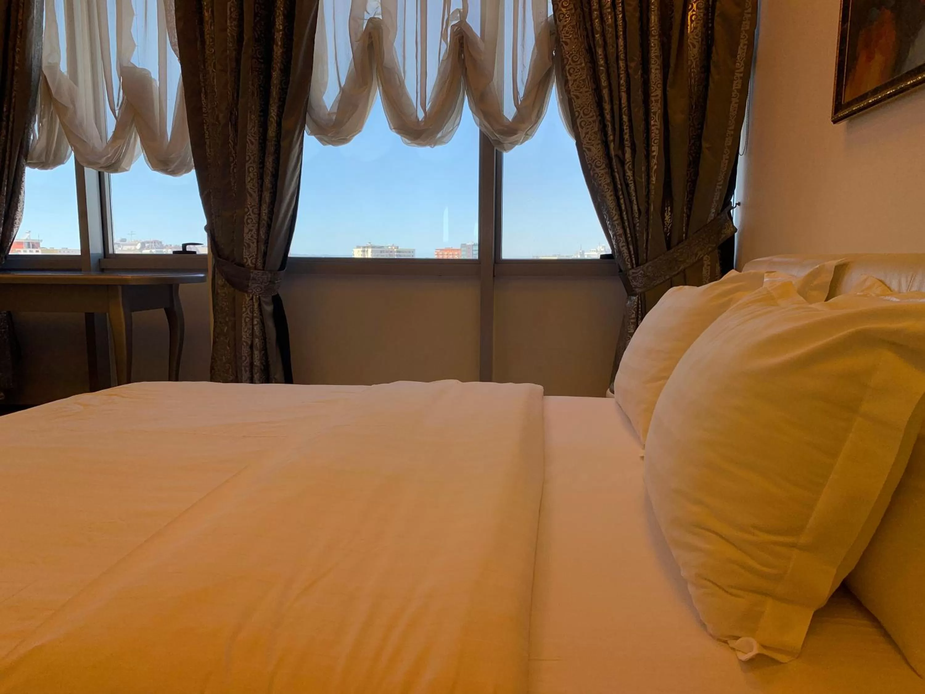 Bed in Hotel Rosa Blu