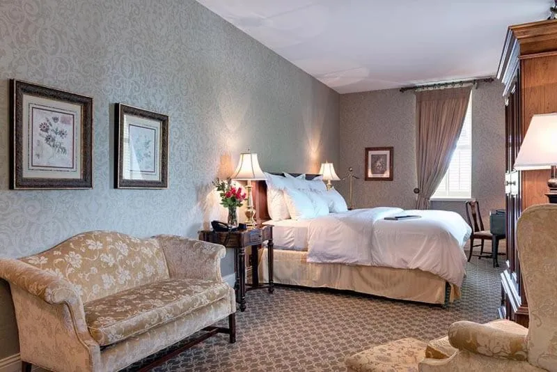 Photo of the whole room, Bed in Nicollet Island Inn