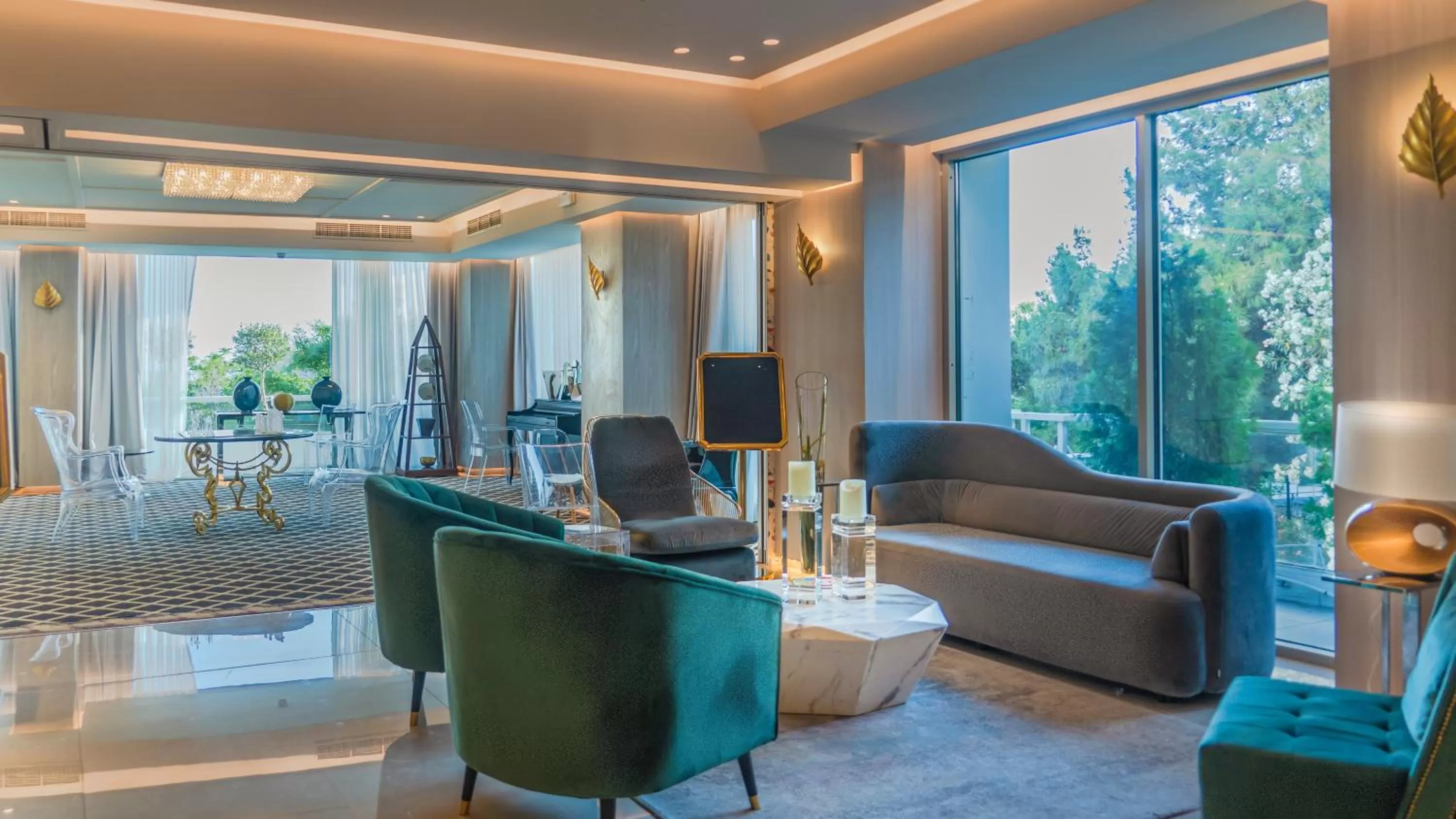 Lobby or reception in St George Lycabettus Lifestyle Hotel