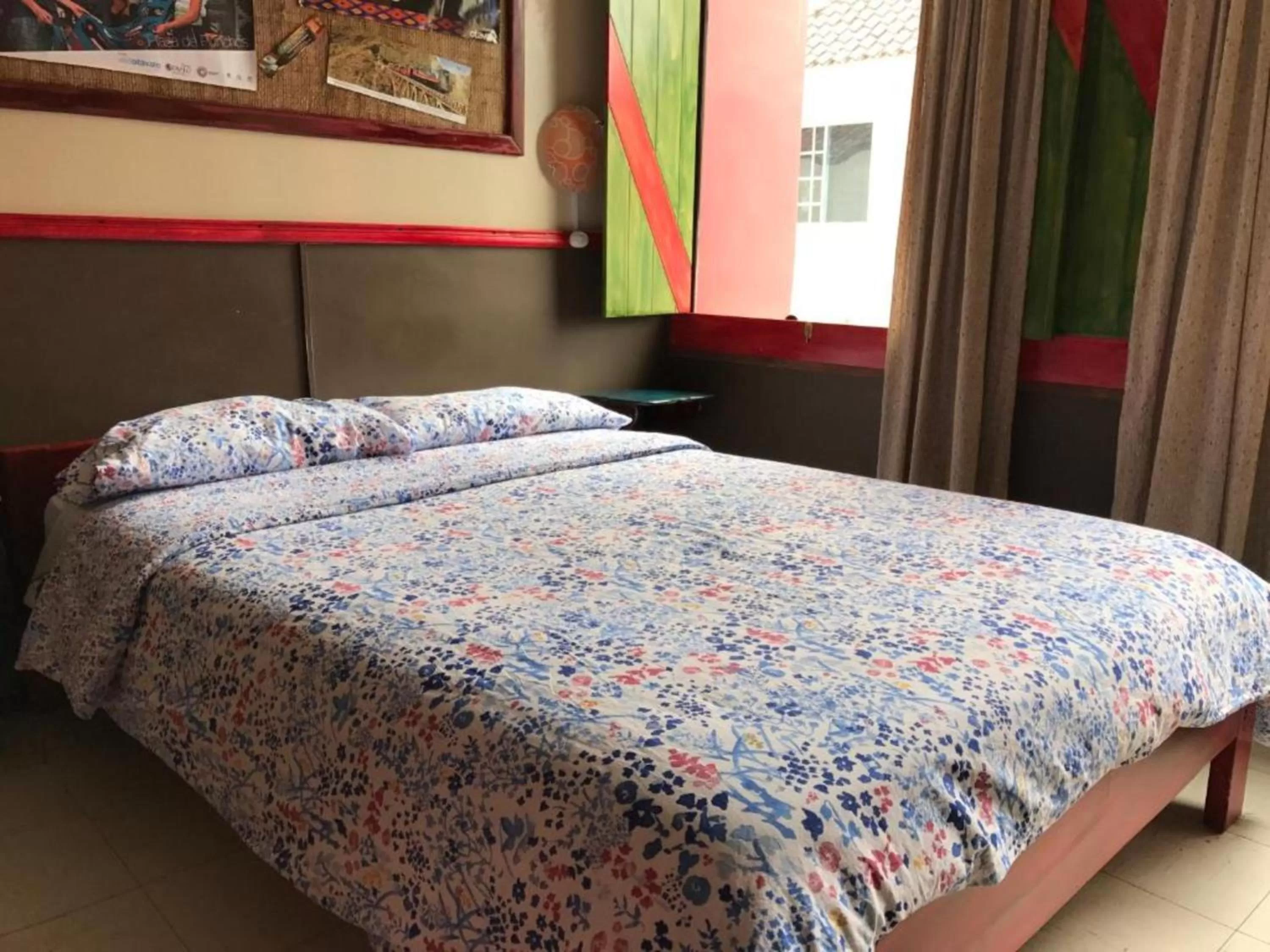 Photo of the whole room, Bed in Flying Donkey