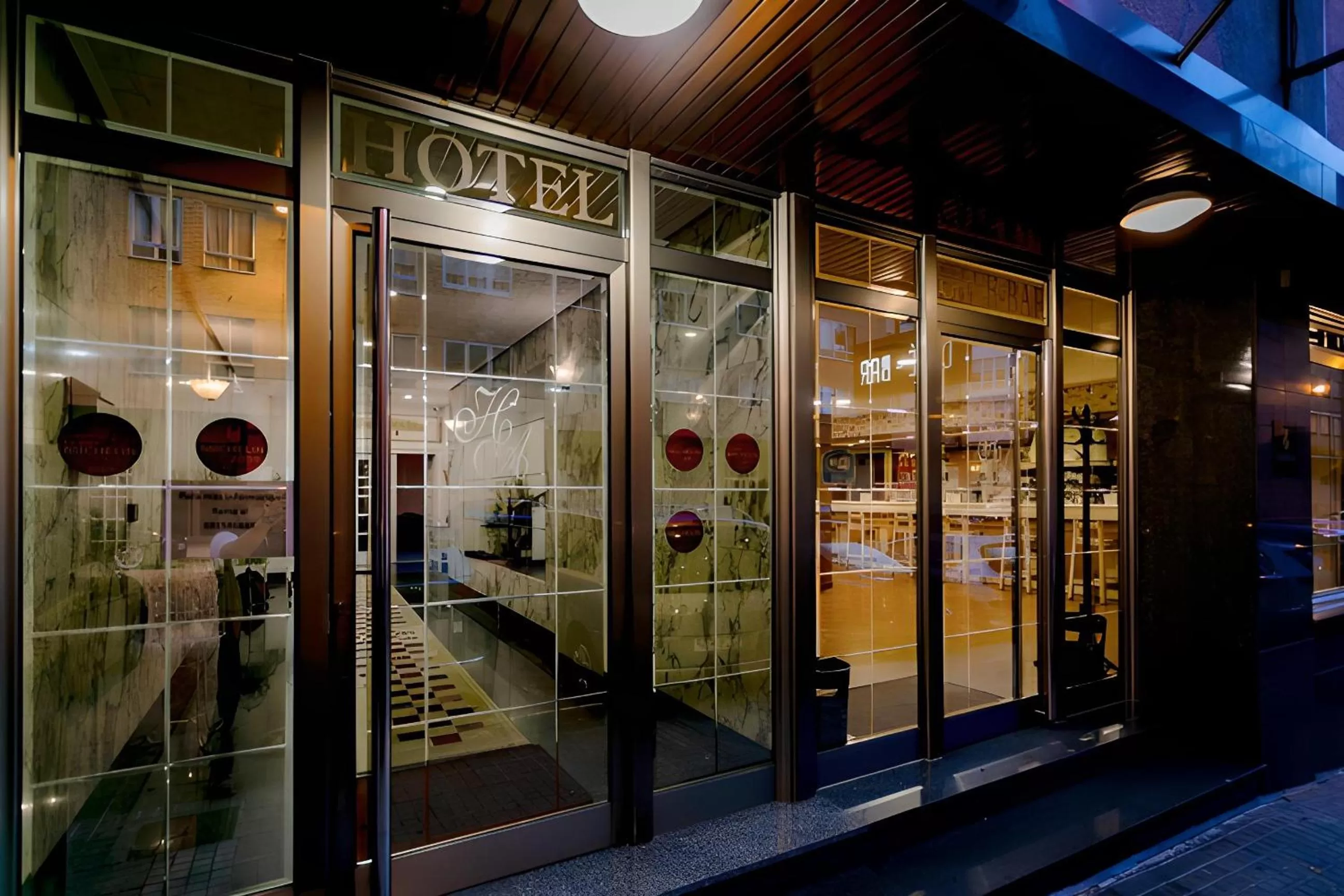 Lobby or reception in Hotel América Ferrol
