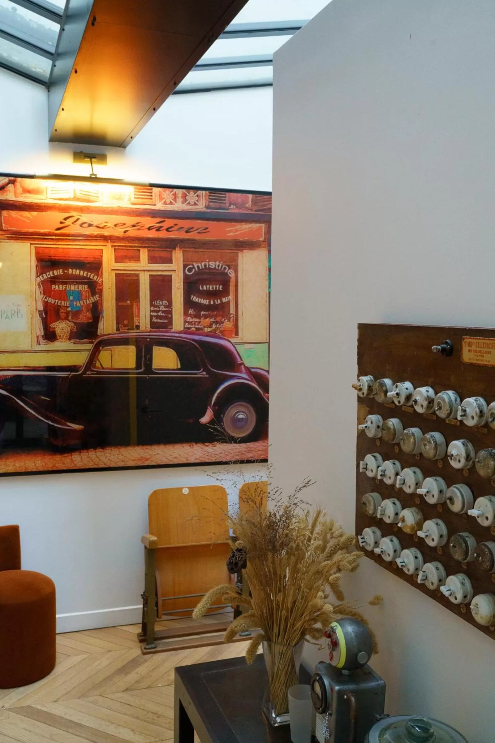 Decorative detail in Hotel Scarlett