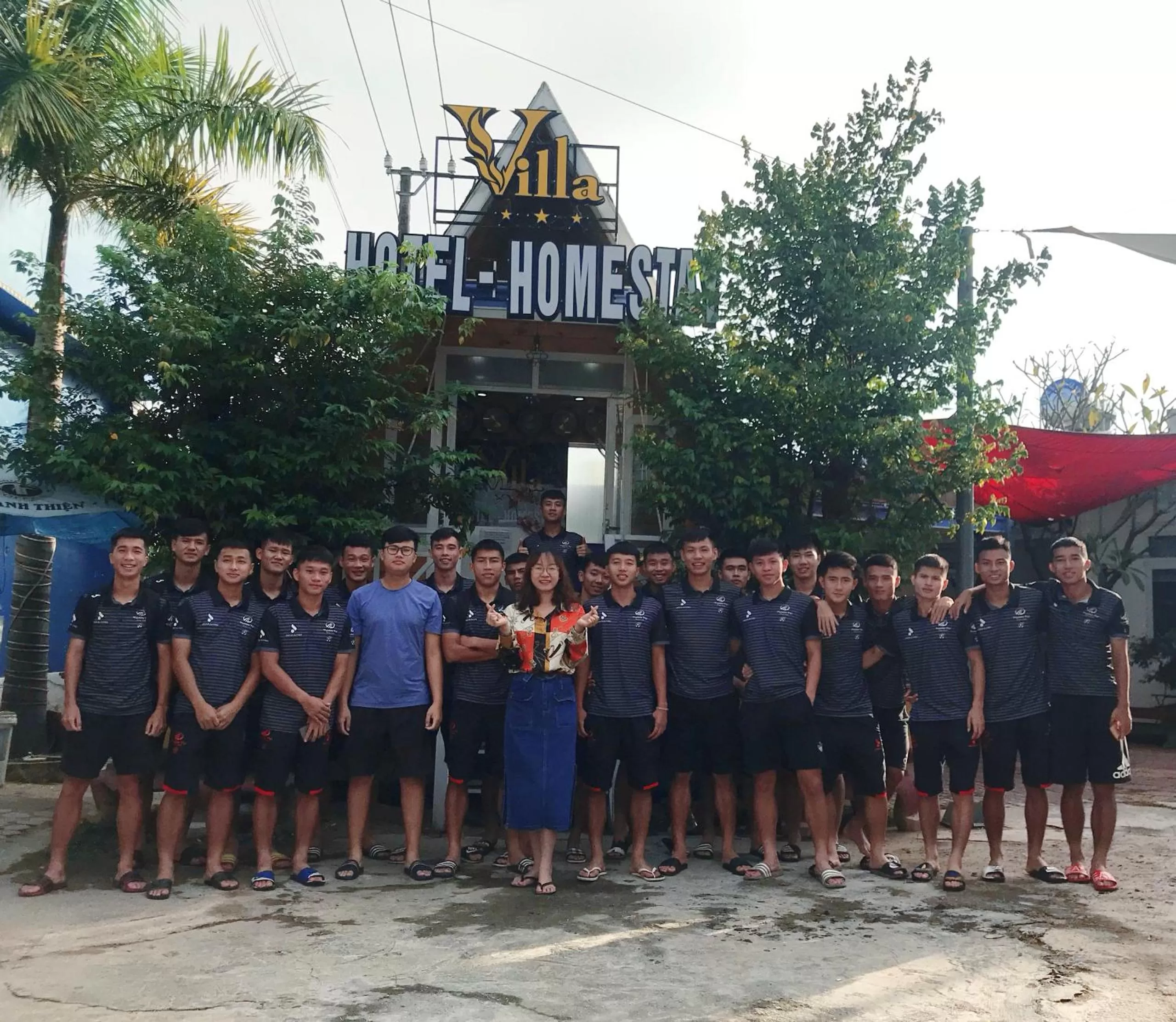 Staff in D'Villa Hotel - Homestay