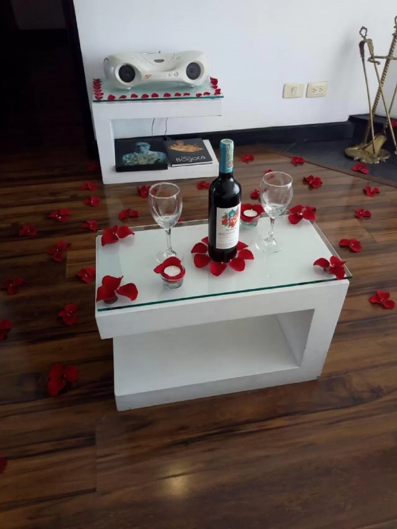 Living room in Hotel 104 Art Suites