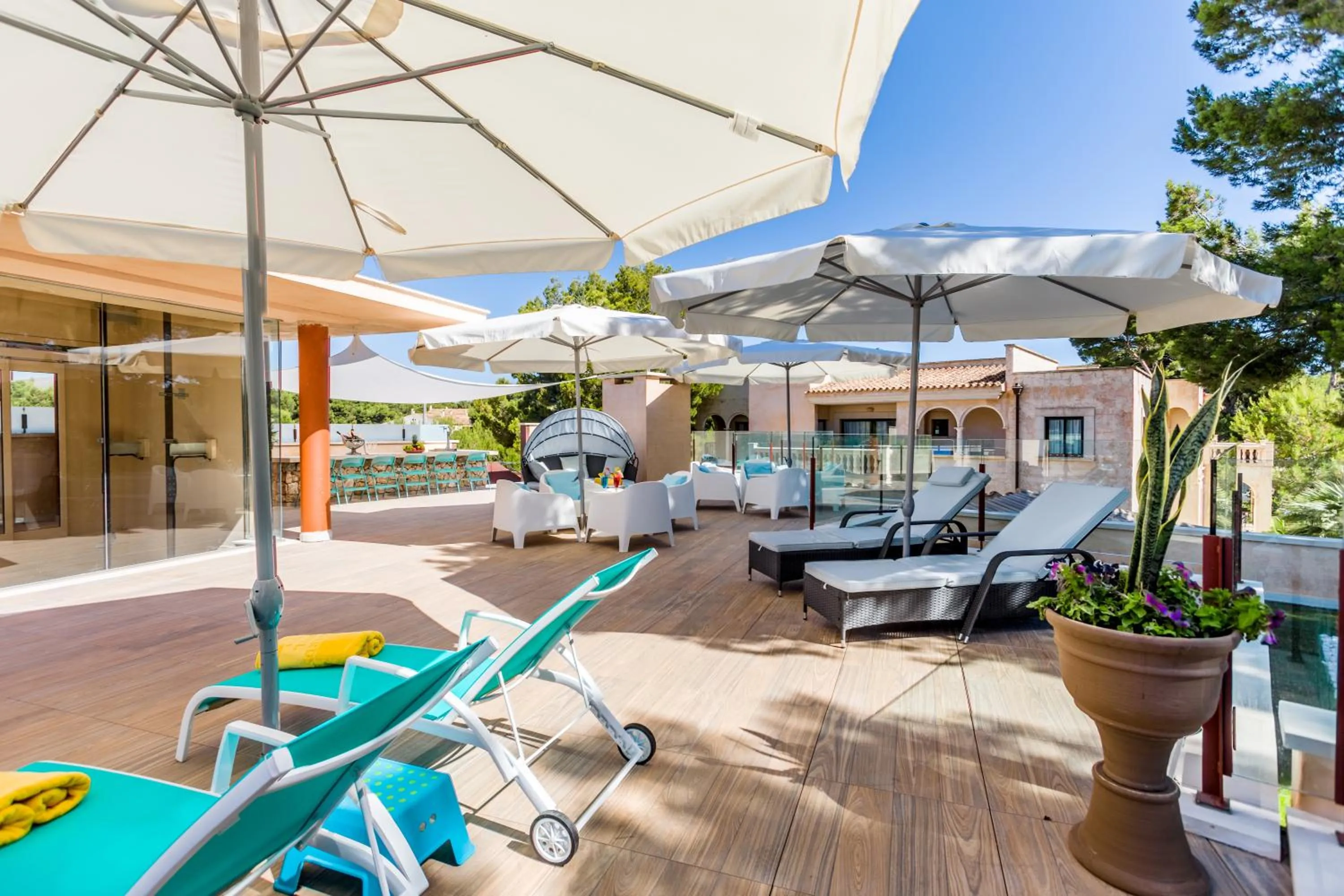 Solarium in Lago Garden Apart-Suites & Spa Hotel