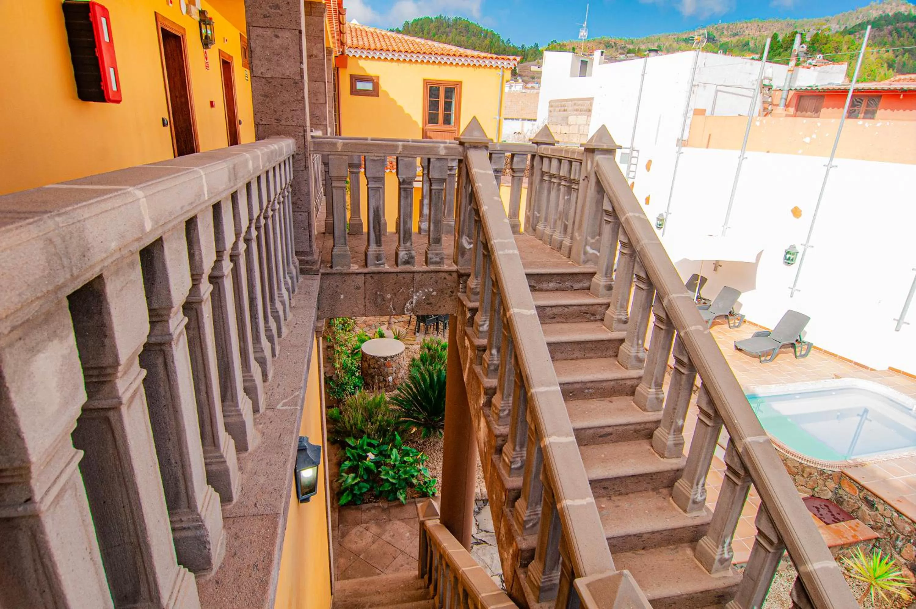 Patio in Hotel El Tejar & Spa