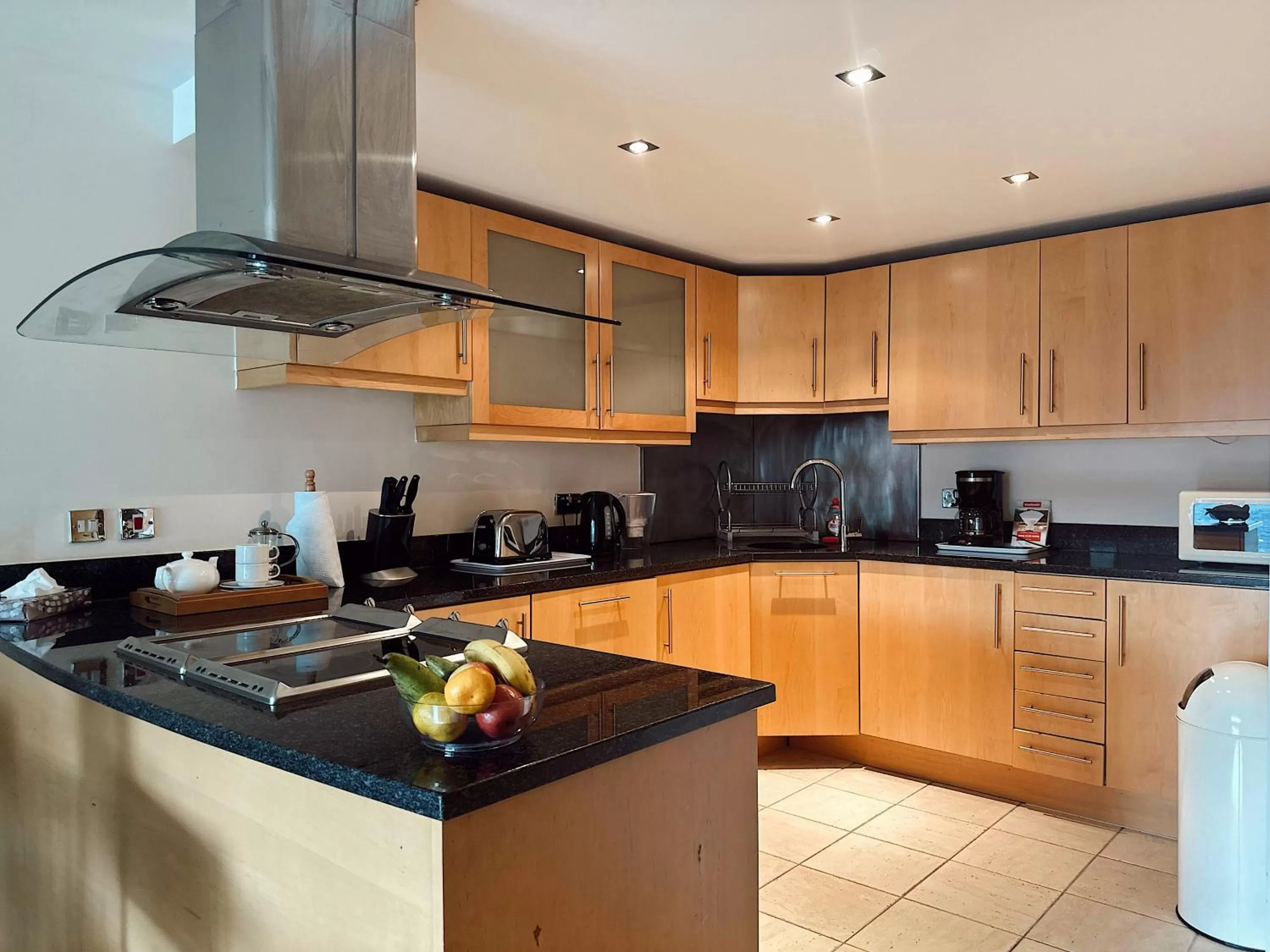 kitchen in Canary Wharf - Luxury Apartments