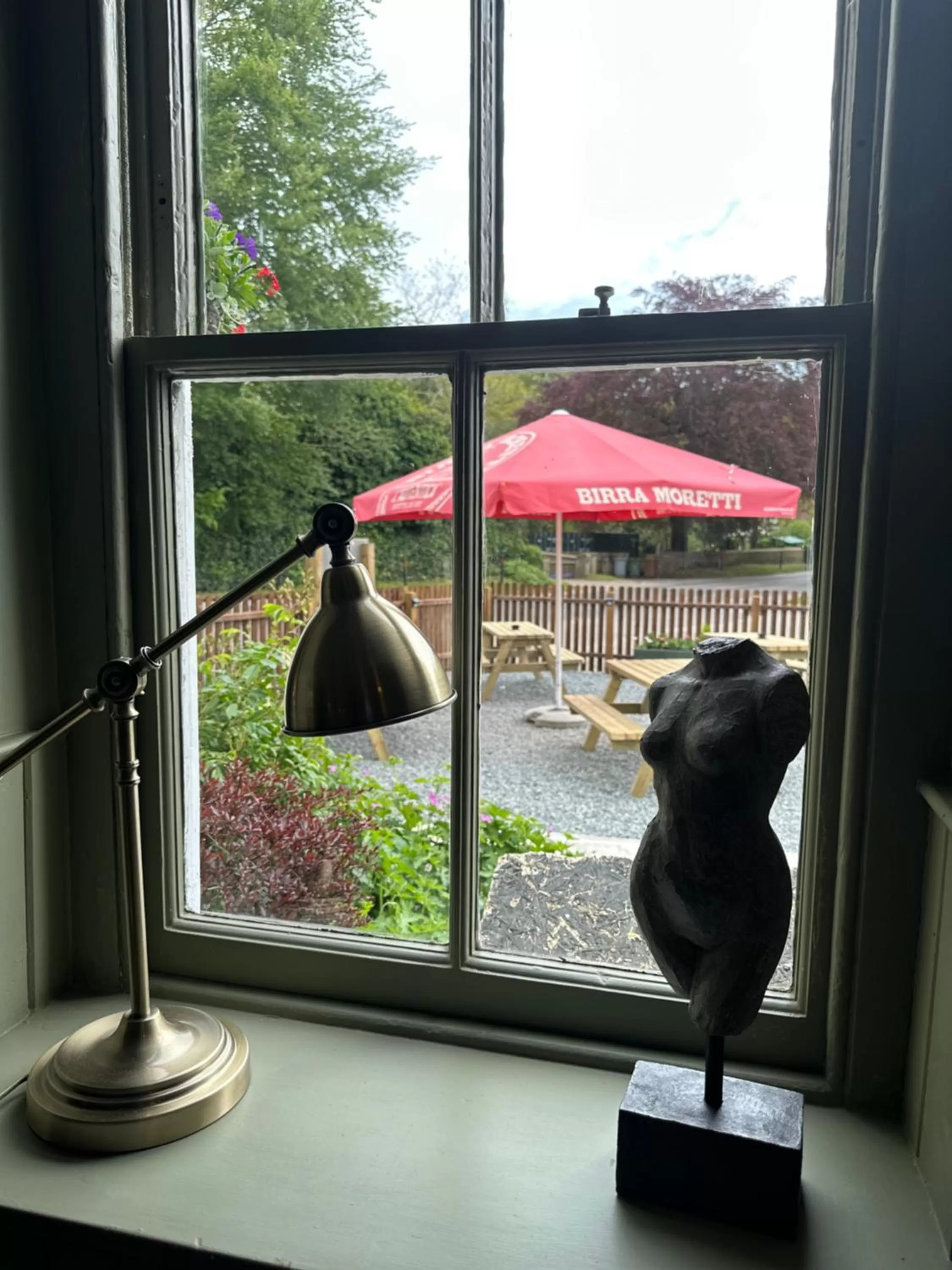 Garden view in Kings Head Coltishall