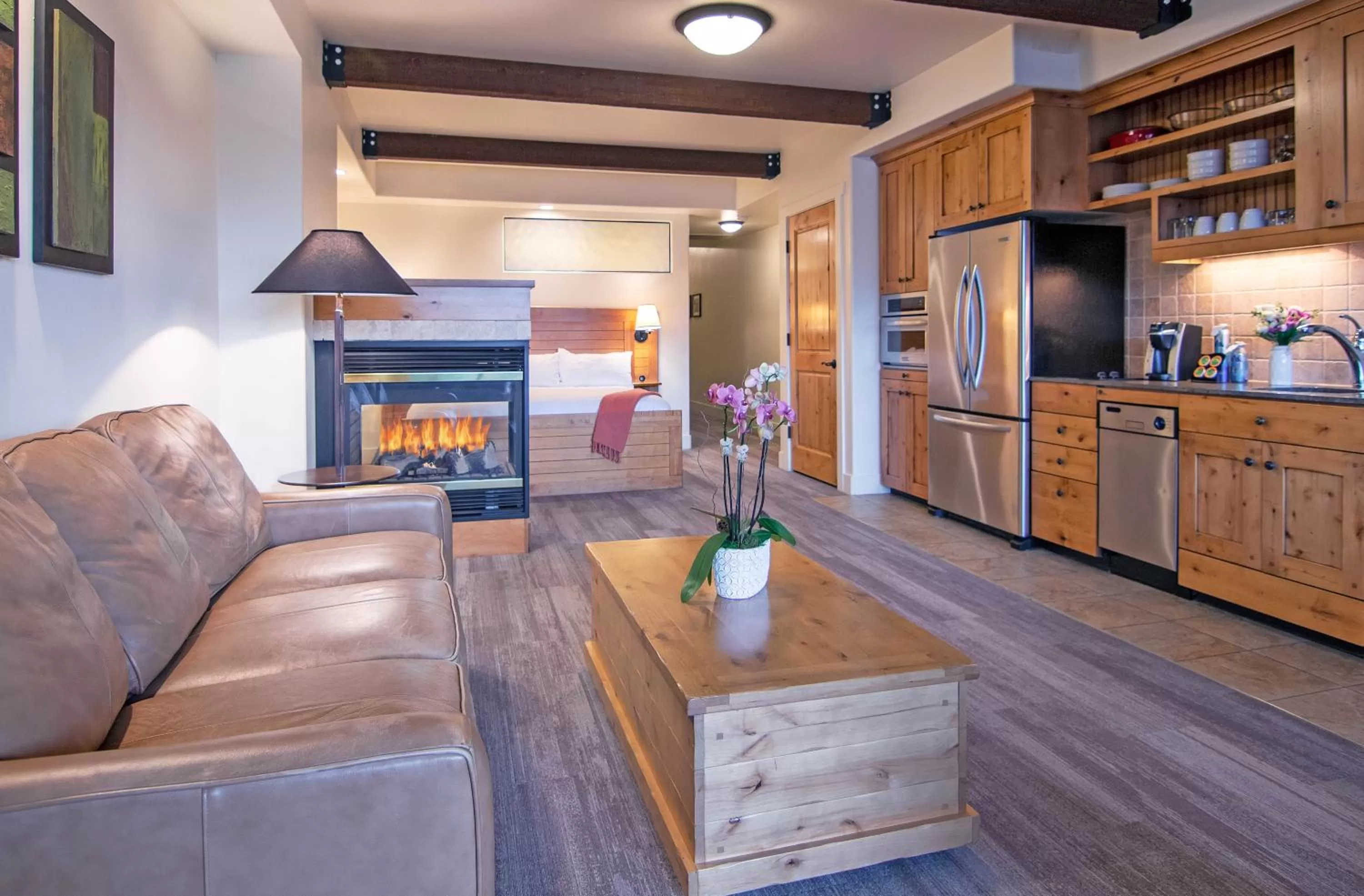 Kitchen or kitchenette in Newpark Resort