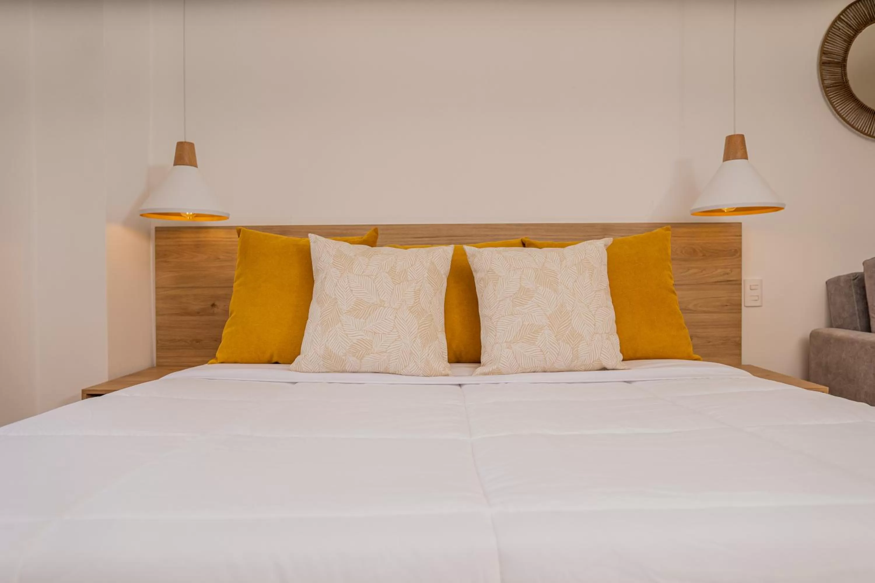 Bed in Del Mar Guest House