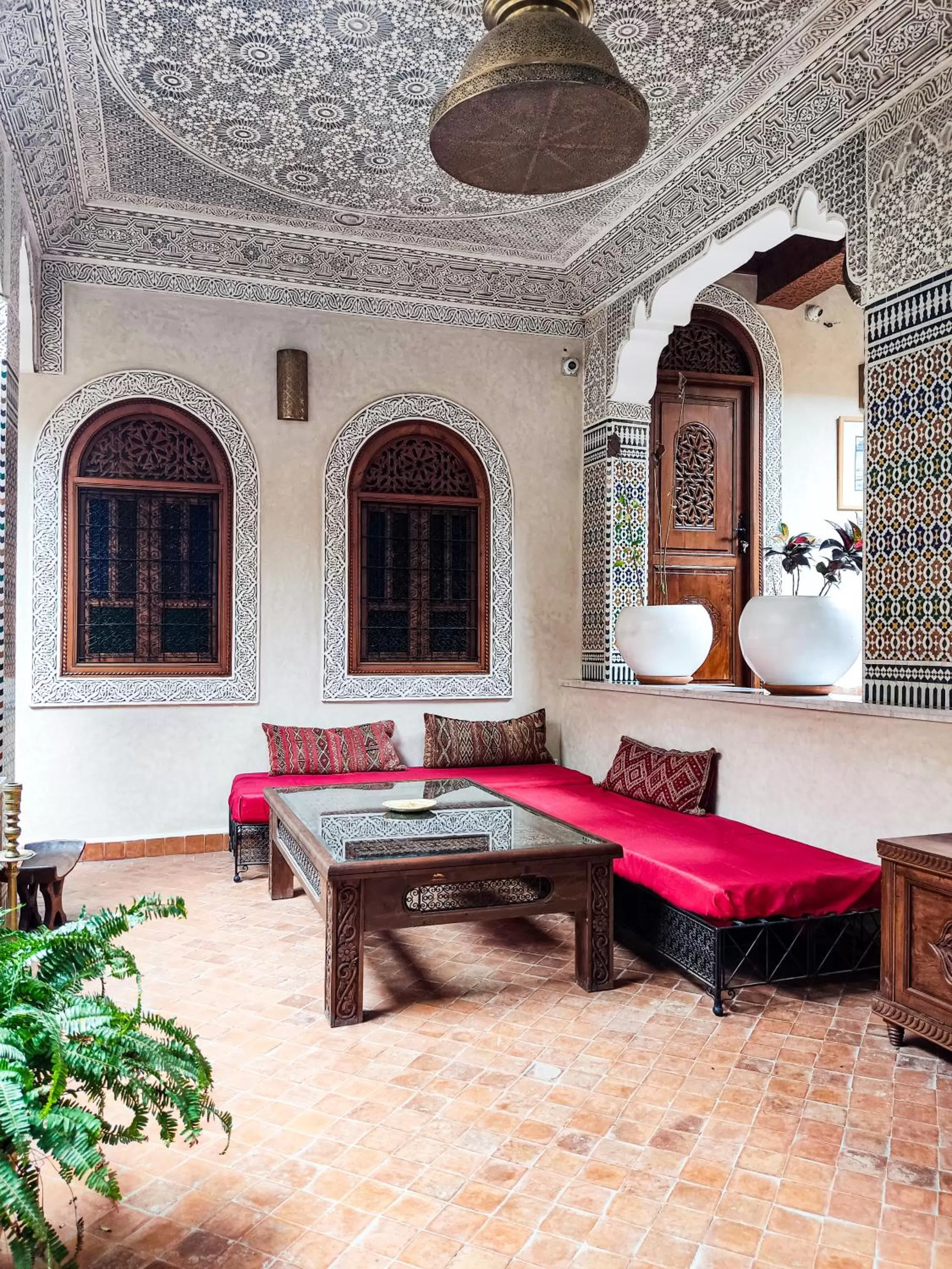 Living room in Riad le petit ksar