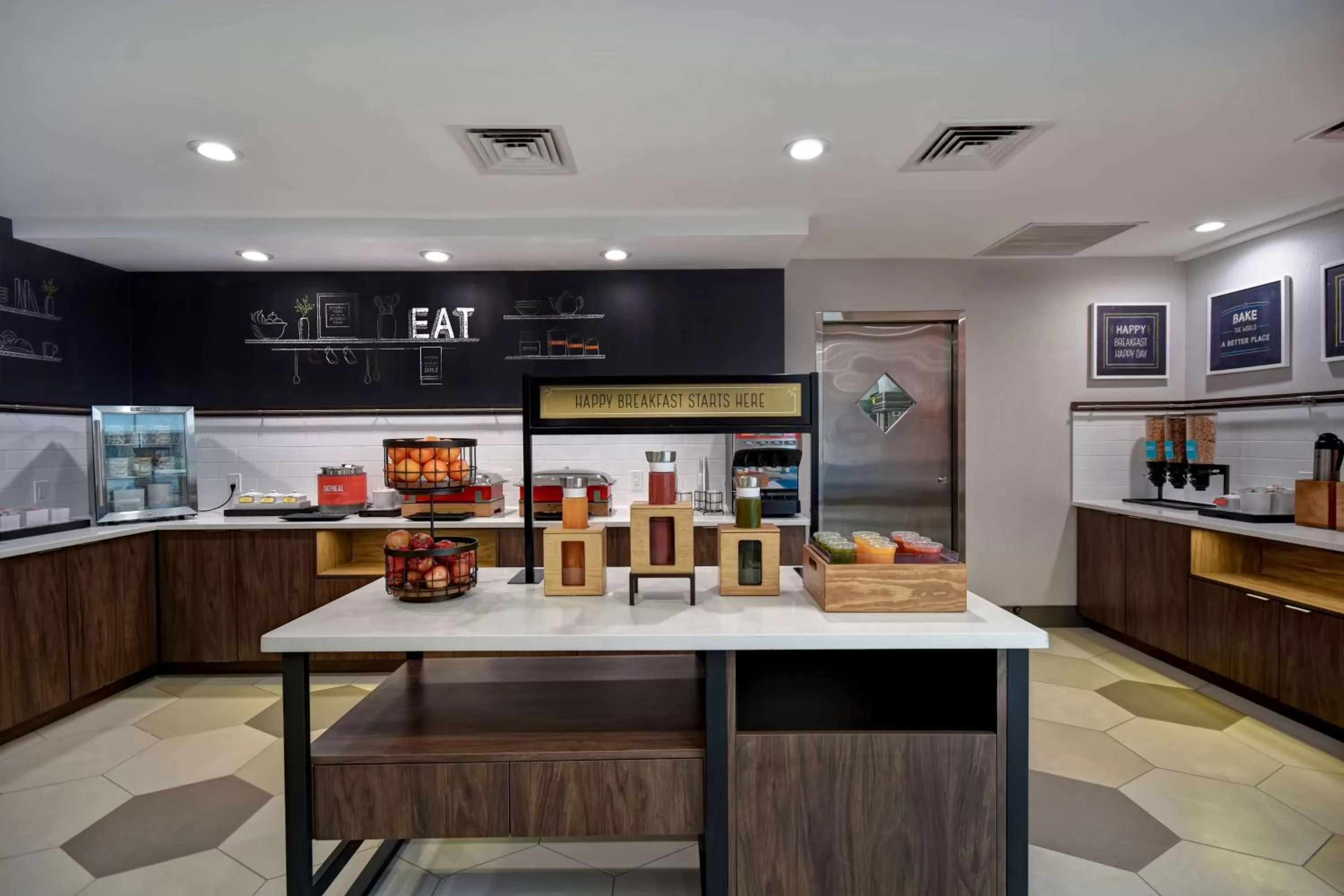 Breakfast in Hampton Inn NY-JFK