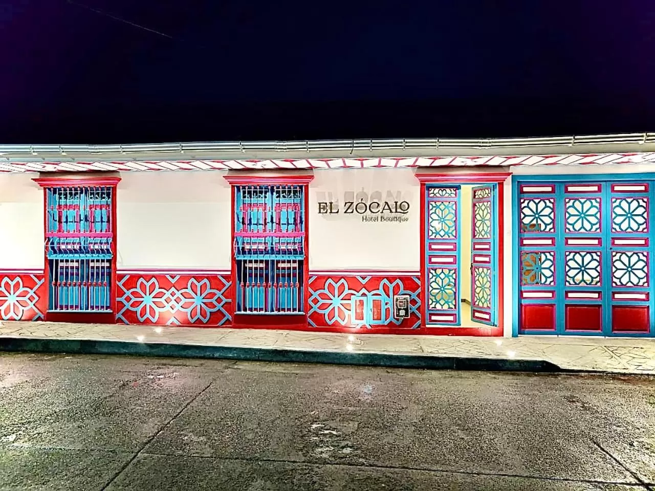 Property building in El Zócalo Hotel Boutique