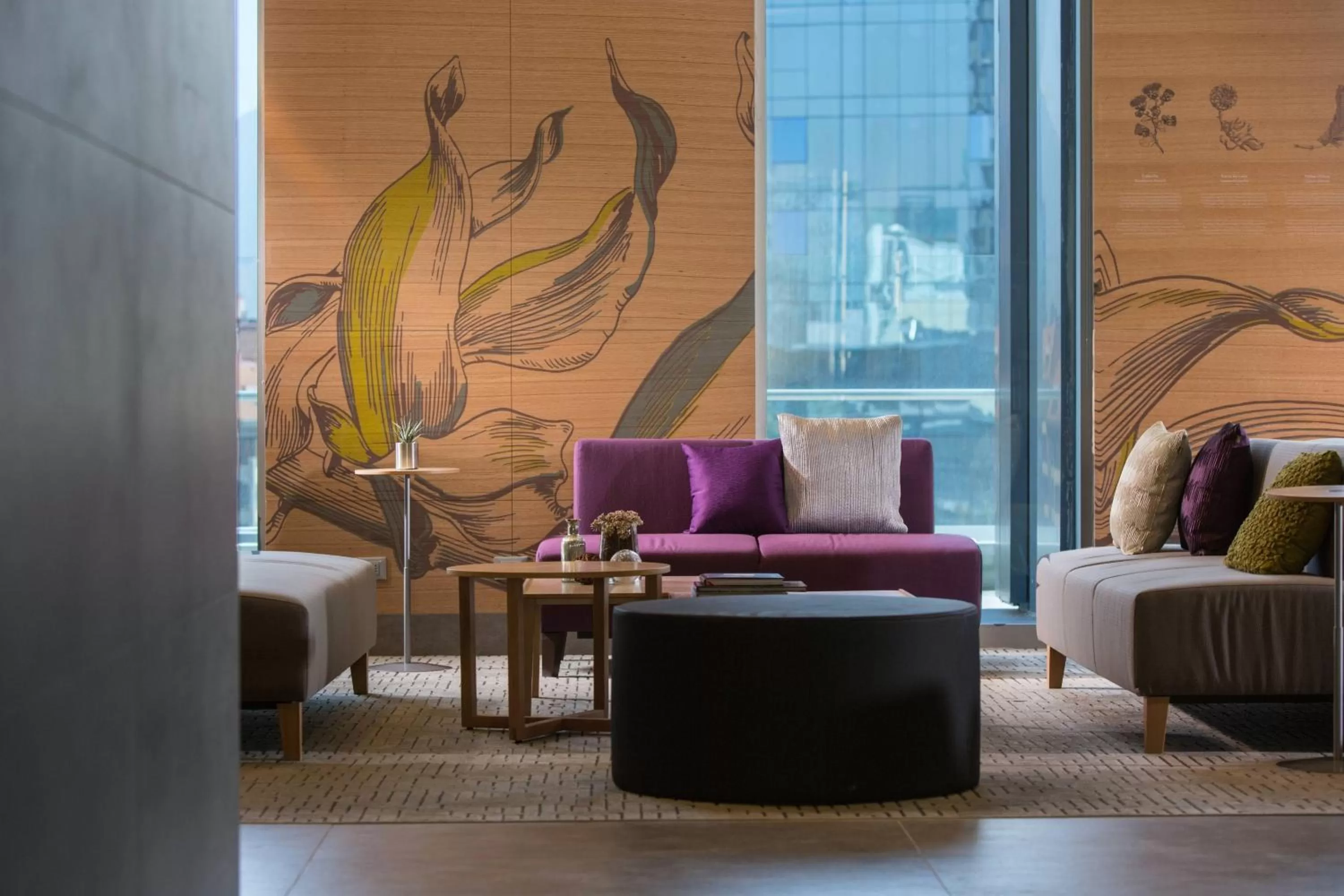 Lobby or reception in Courtyard by Marriott Santiago Las Condes