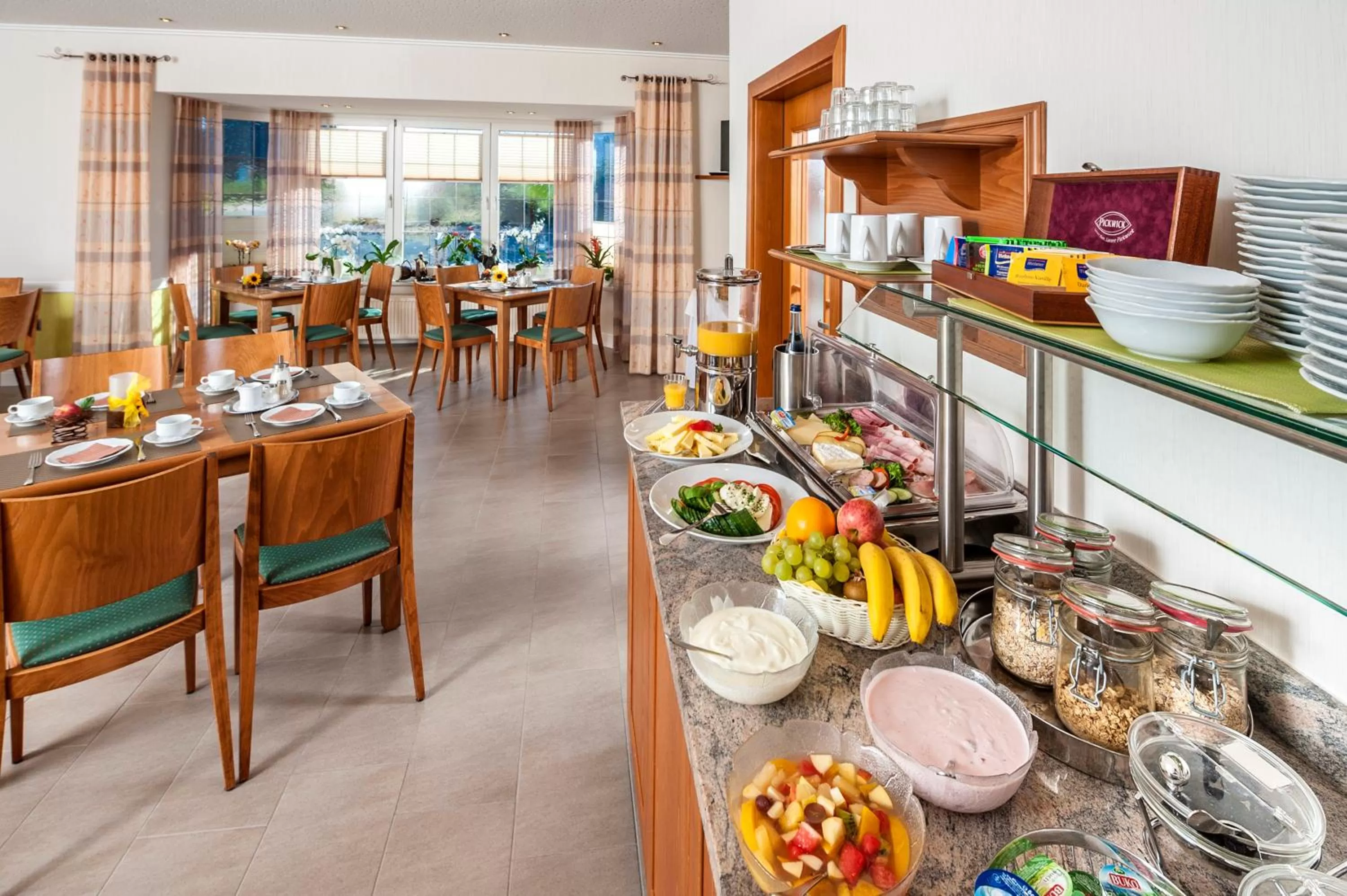 Buffet breakfast in Hotel Hilker