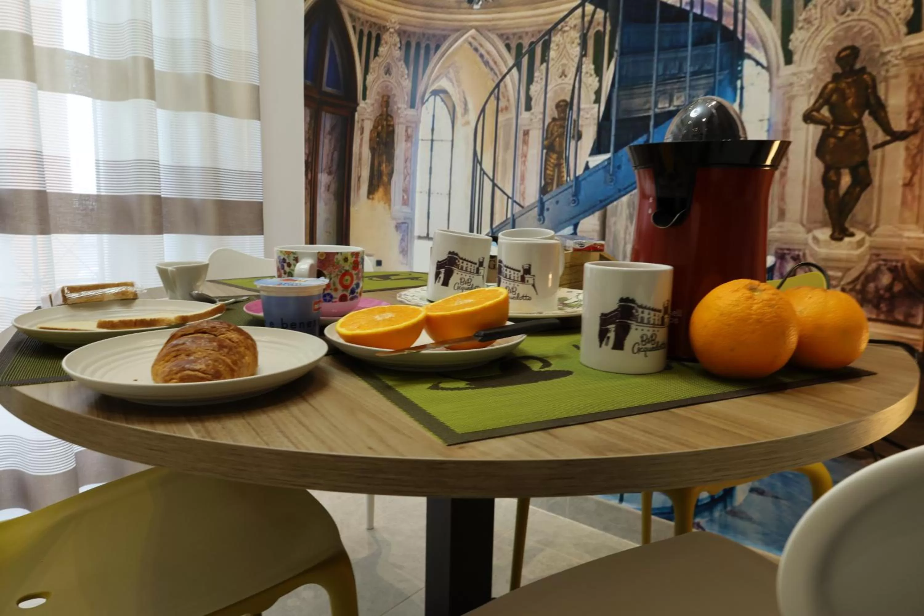 Food and drinks in B&B Acquedotto