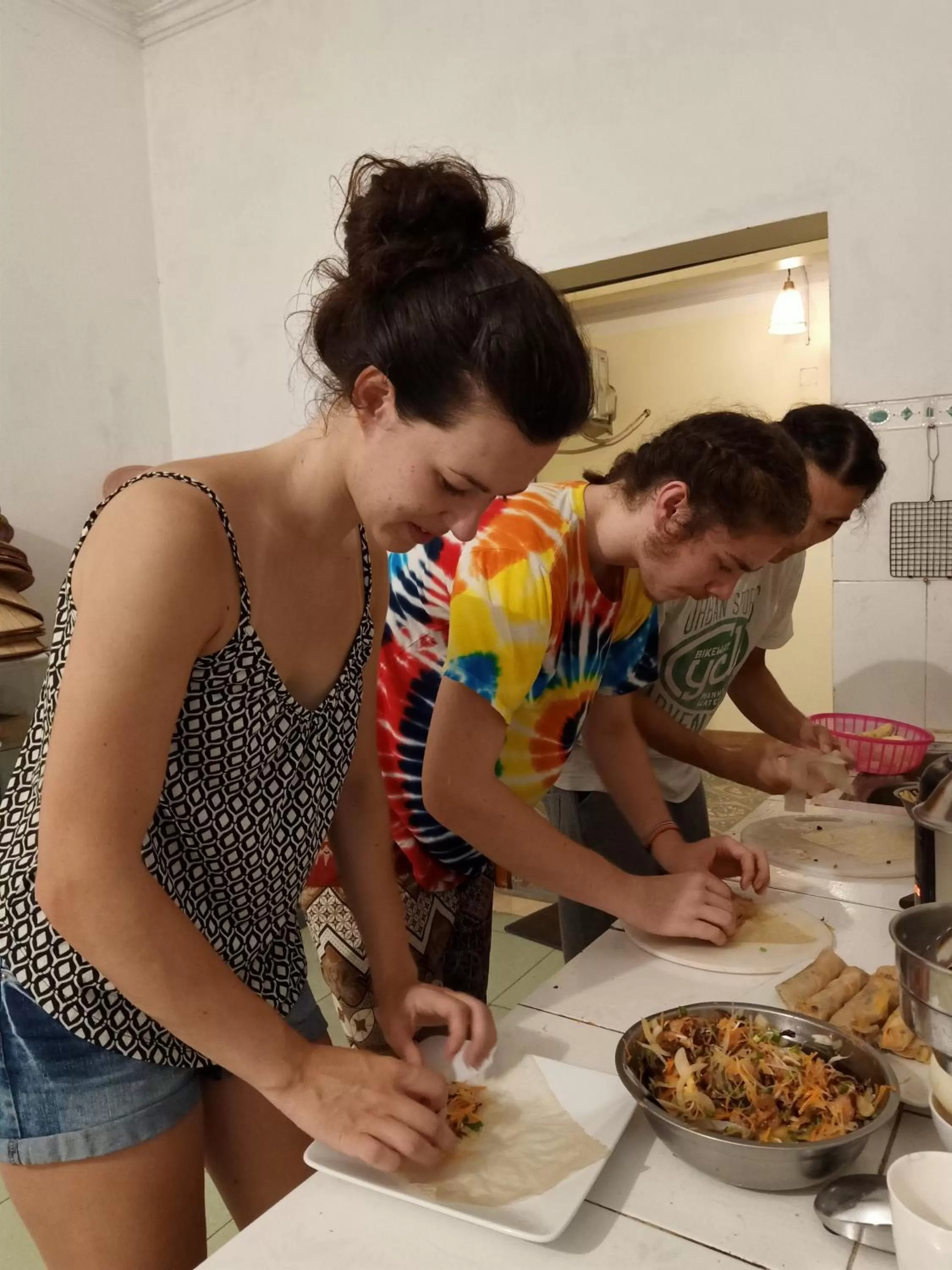 People in Ha Lan Homestay