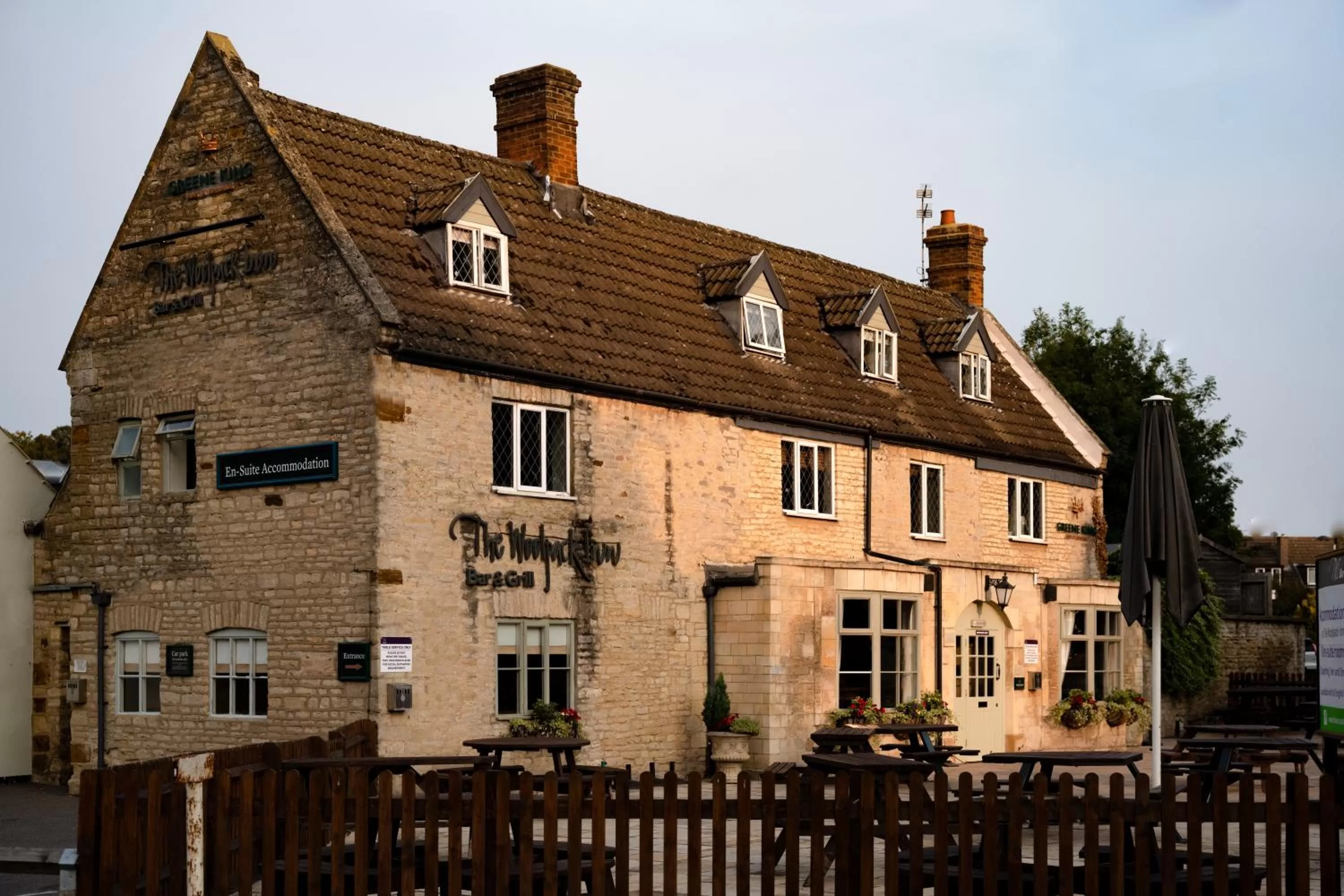 Property building in The Woolpack Inn