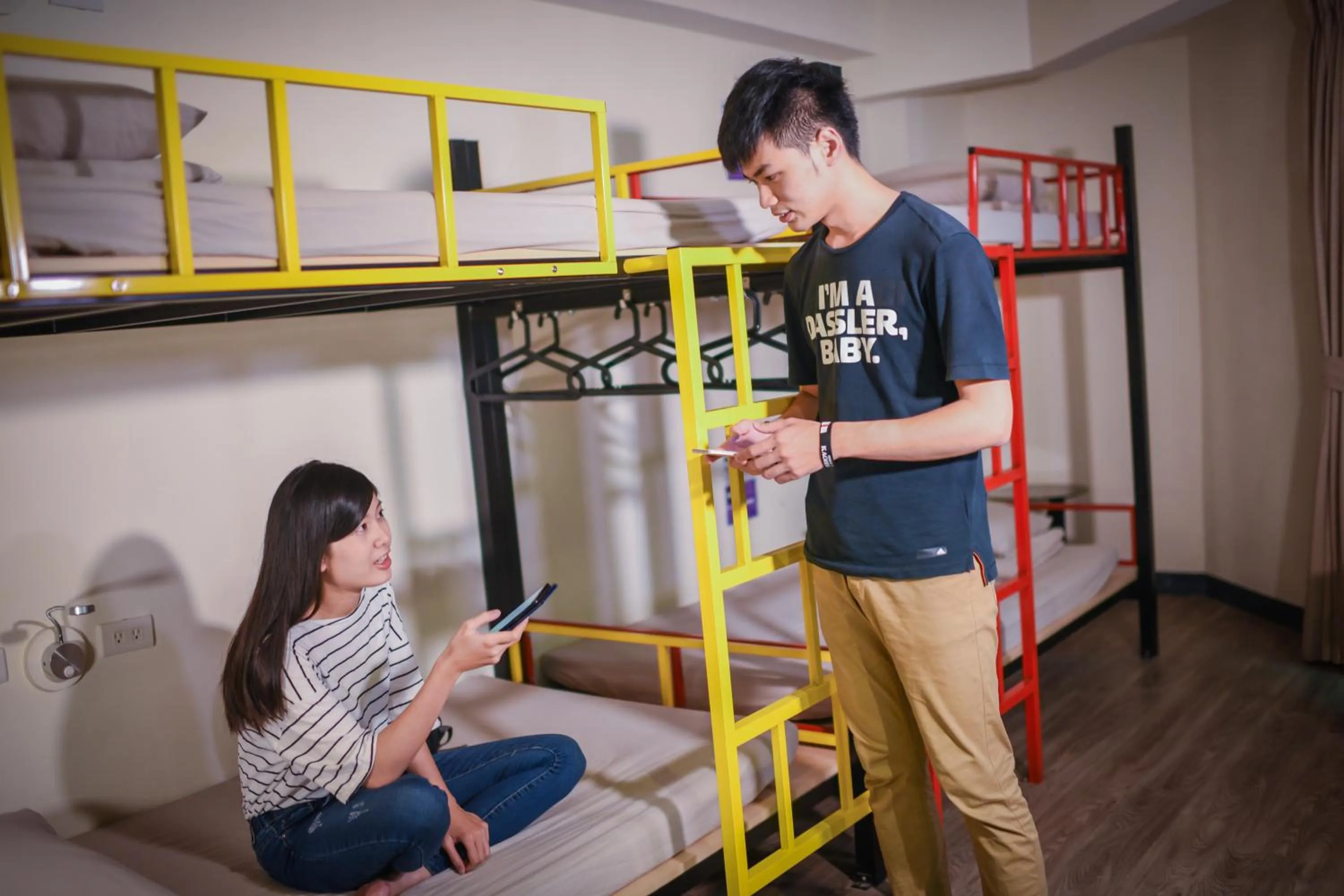 Bedroom, Bed in 旅悅 國際青年旅館 DreamWell Hostel