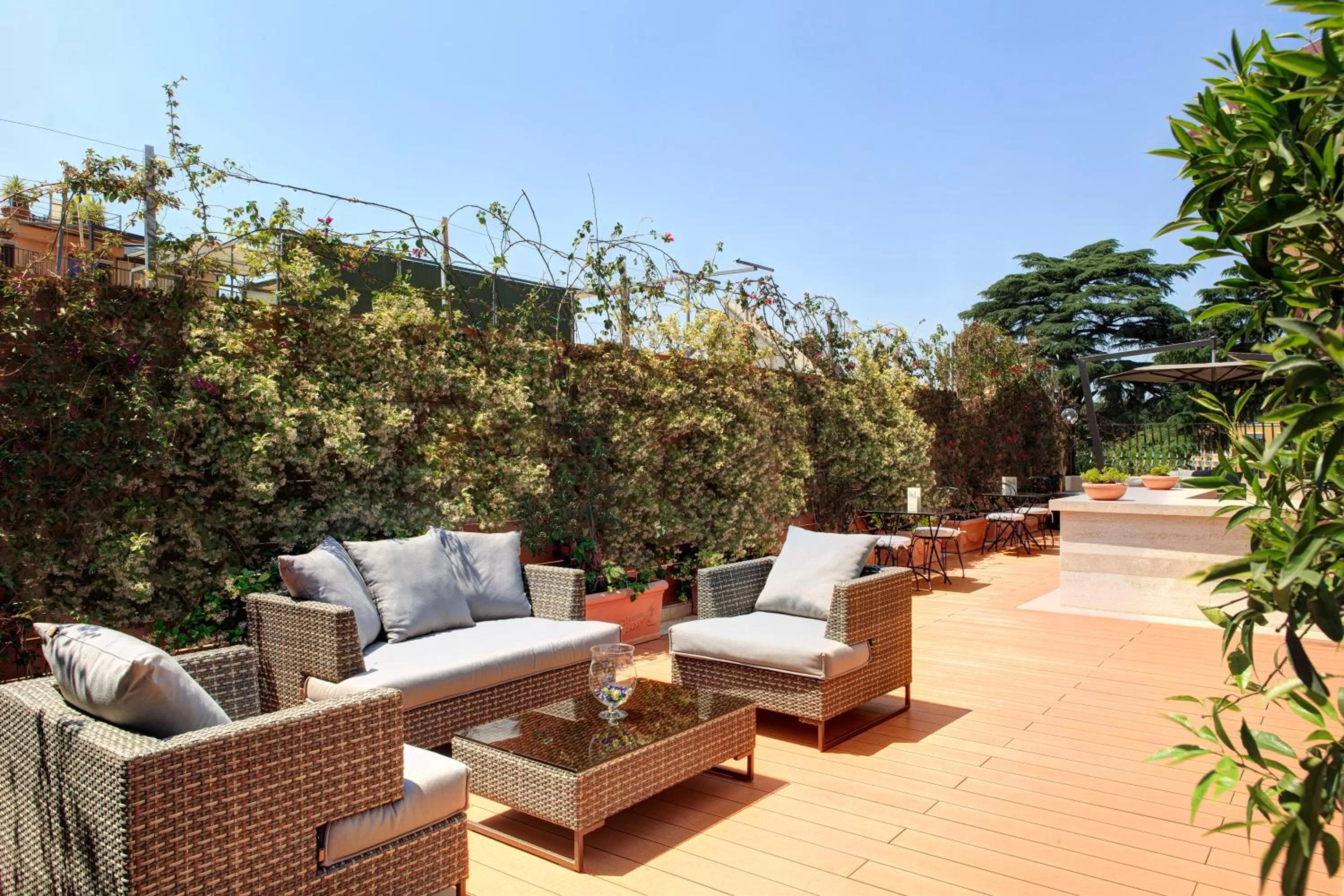 Balcony/Terrace in Hotel Degli Artisti