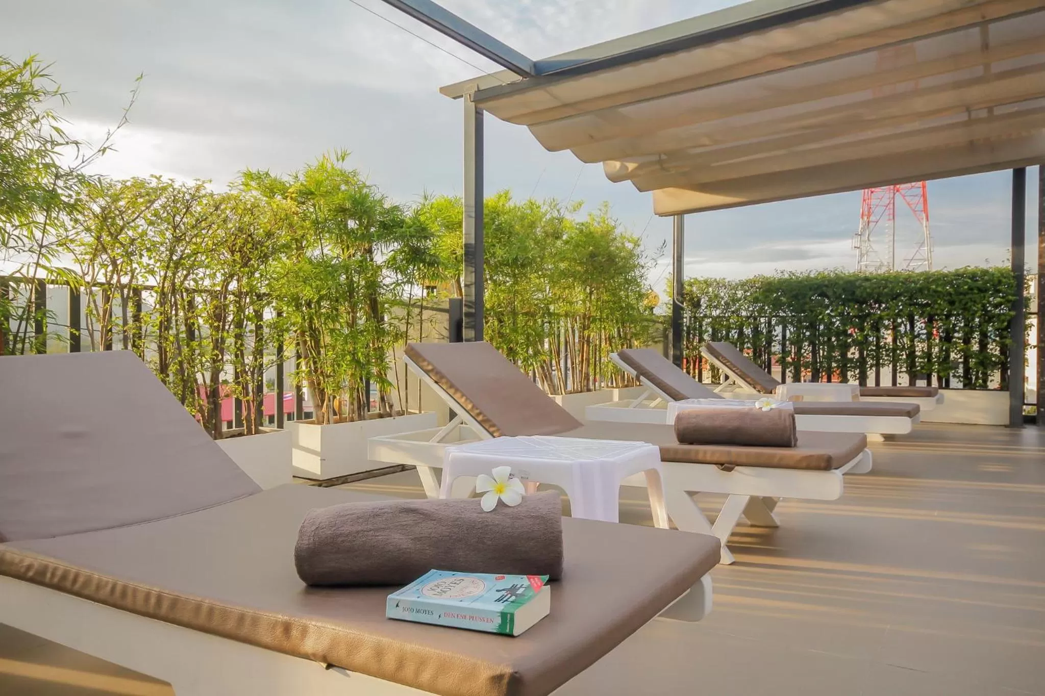 Pool view in Baan Nilrath Hotel - SHA Extra Plus