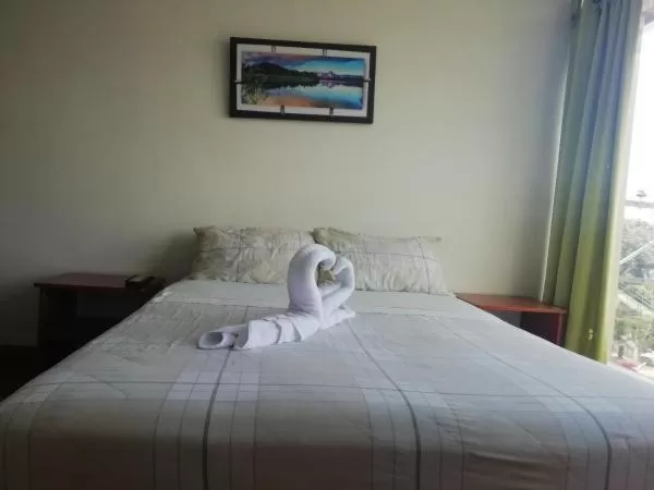 Bed in Hotel Mónaco de Fusa