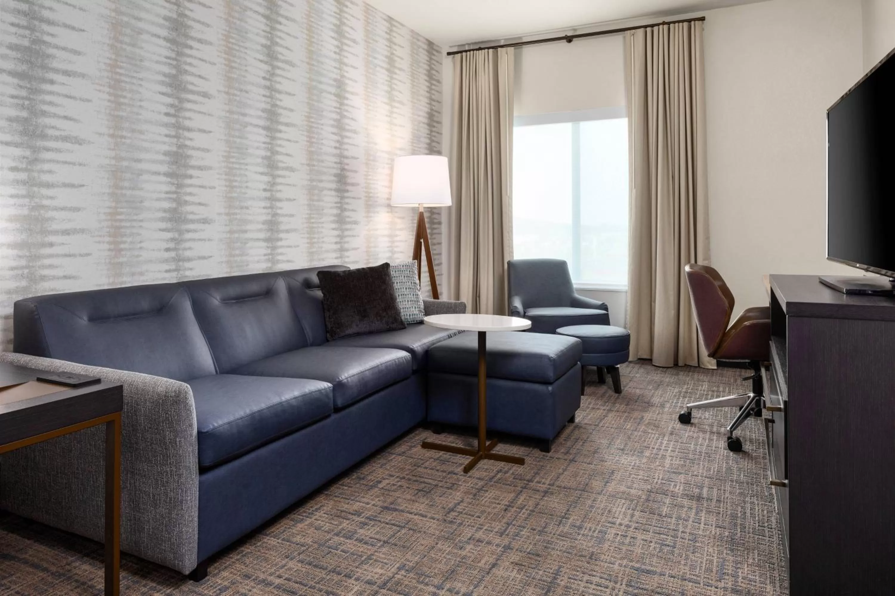 One-Bedroom King Suite with Sofa Bed - Hearing Accessible in Residence Inn by Marriott East Peoria