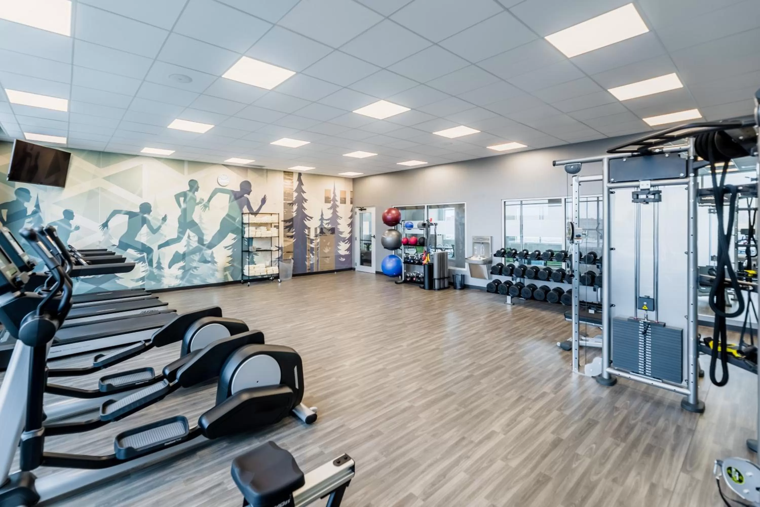 Fitness centre/facilities in Hyatt House Winnipeg South Outlet Collection