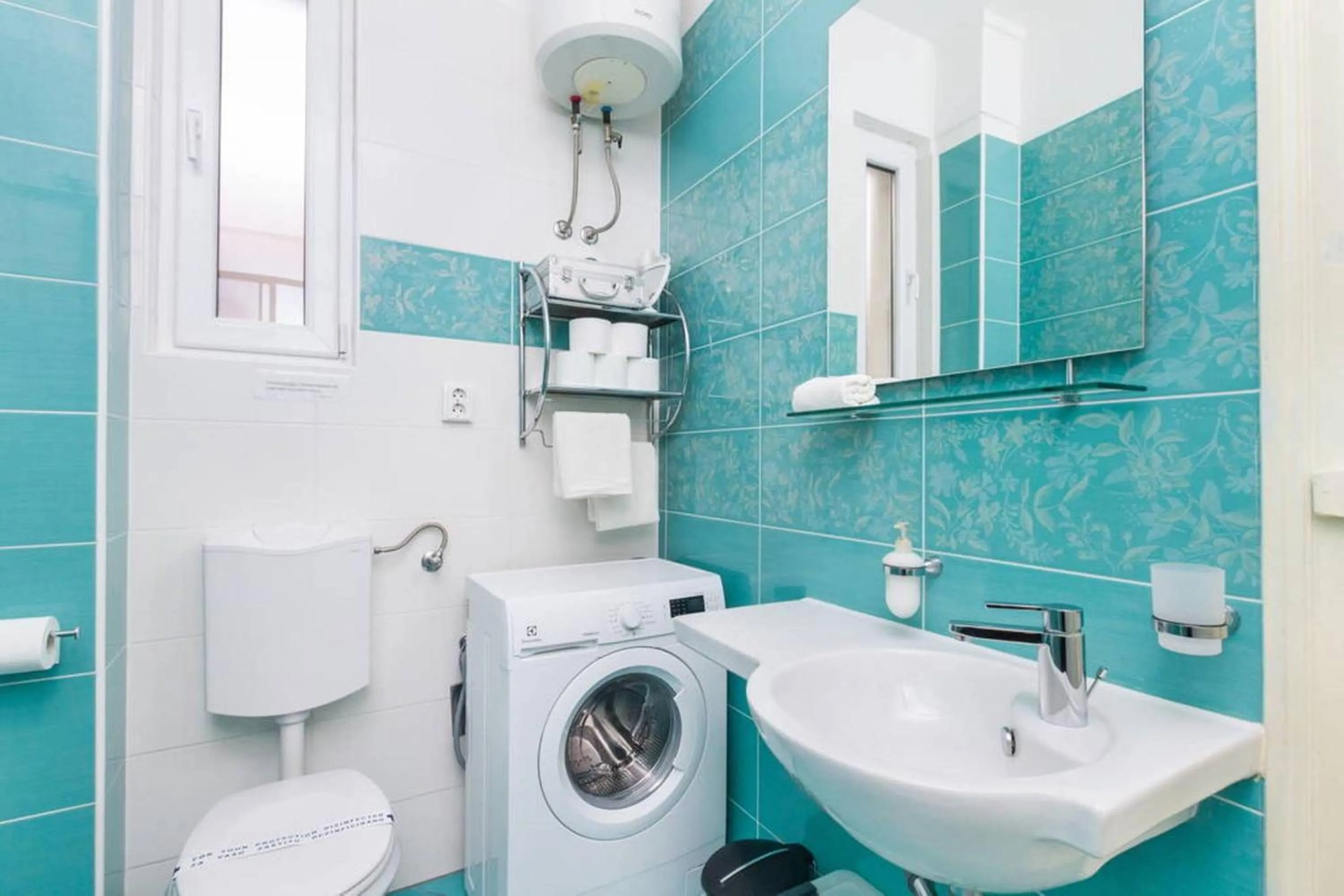 Bathroom in Apartment Central Old town with private indoor garage parking