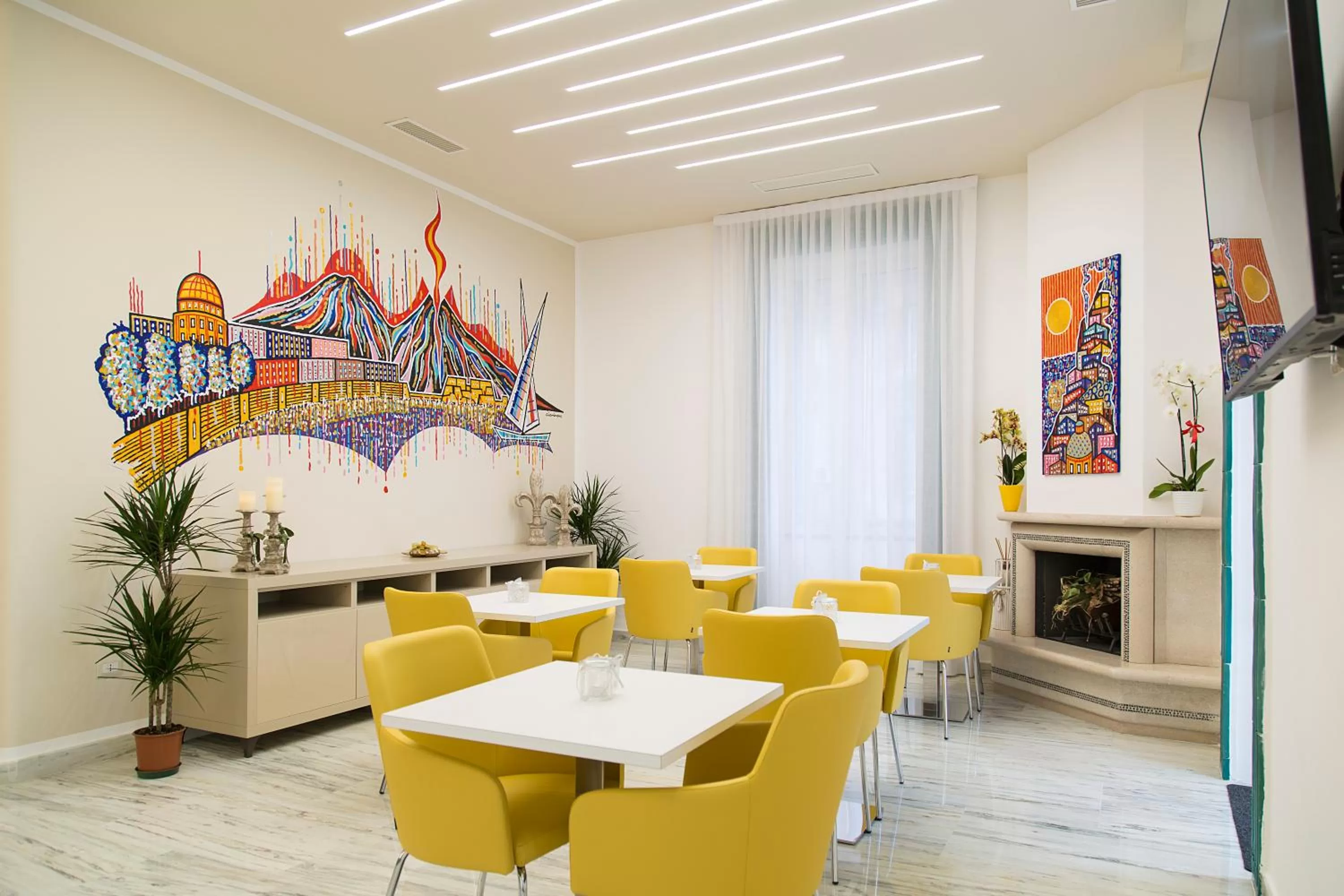 Lobby or reception in The Five Rooms Napoli