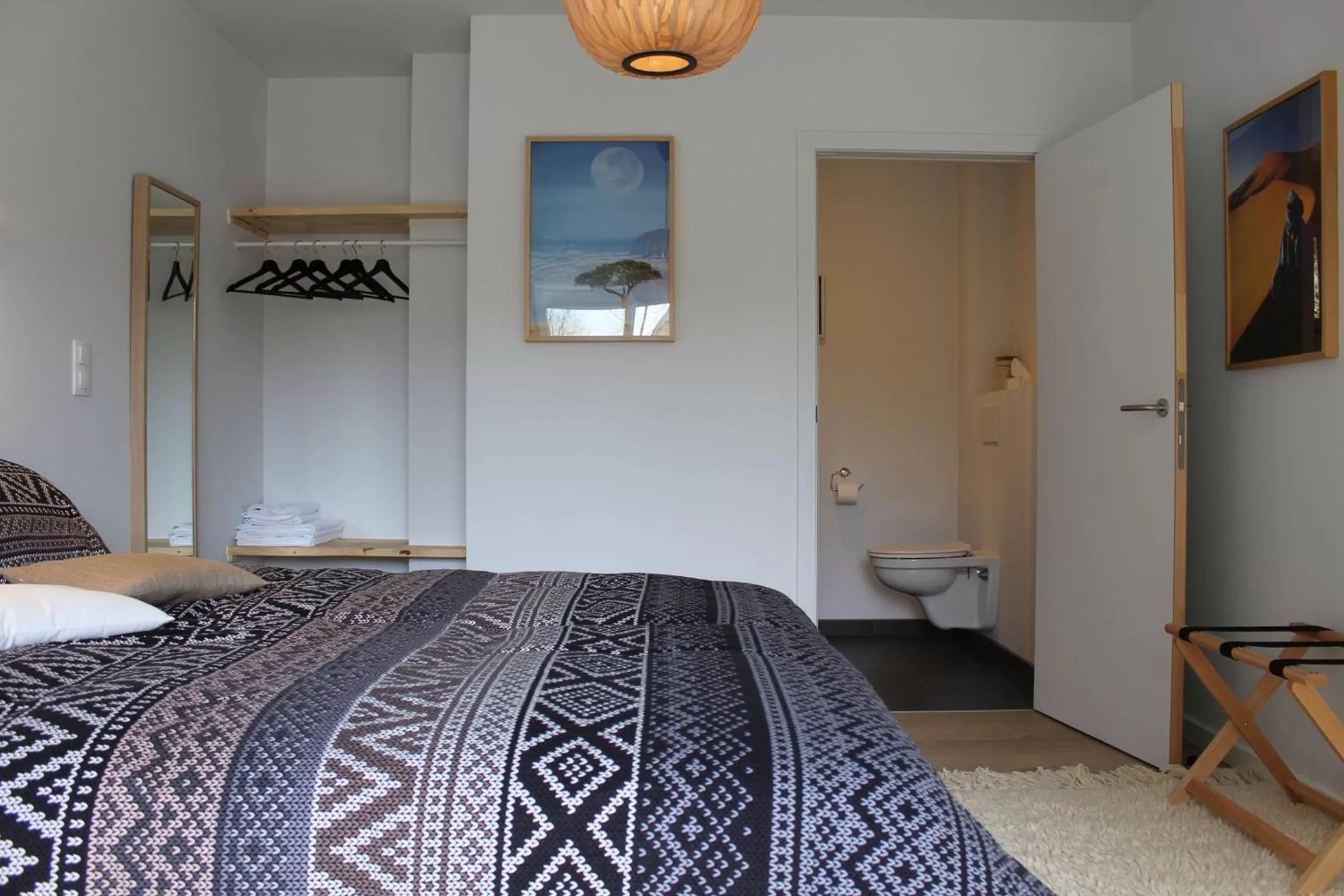 Toilet, Bed in B&B Les Lits de Nohaipré