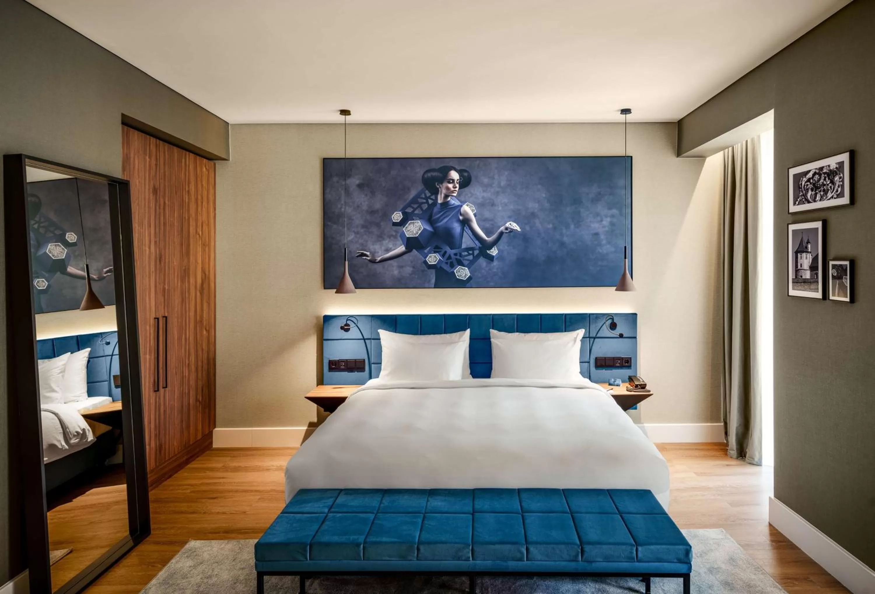 Bedroom, Bed in Radisson Blu Aurum Hotel, Brasov