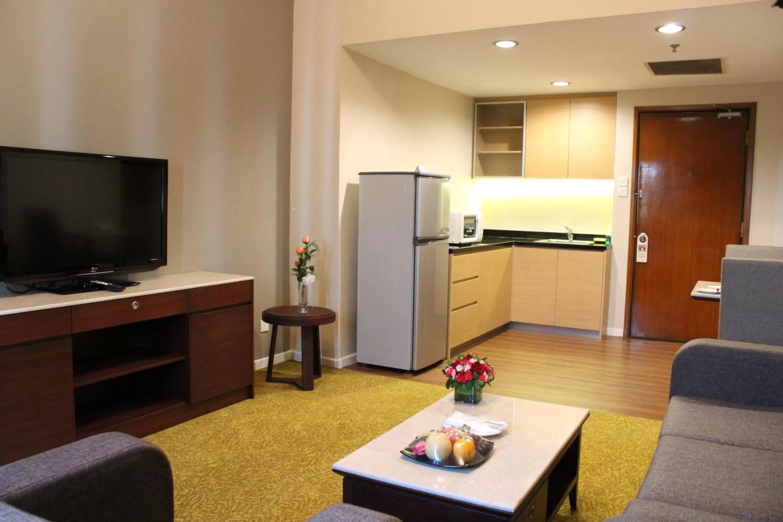 Living room in Summit Parkview Yangon