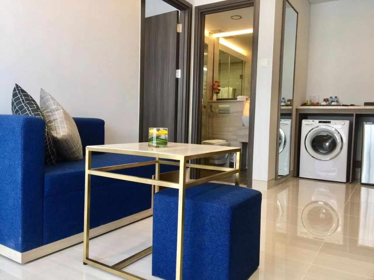 Seating area in Aurora Western Village