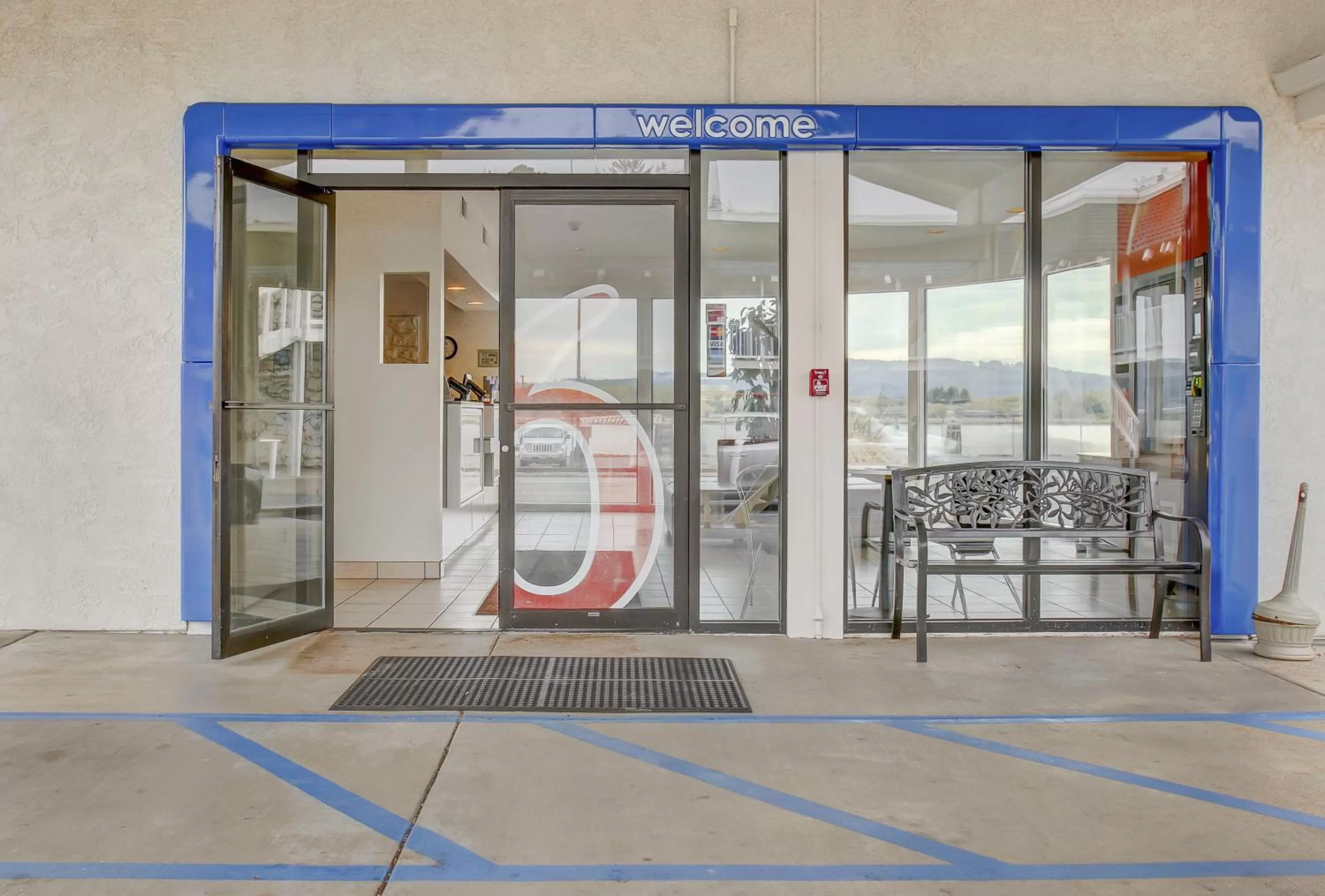 Facade/entrance in Motel 6-Coos Bay, OR