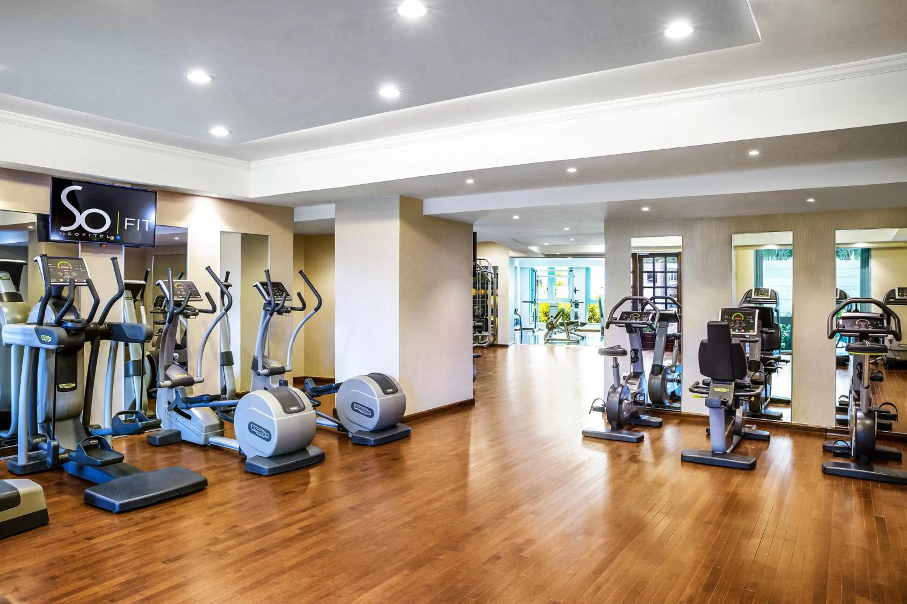 Fitness centre/facilities in Sofitel Abu Dhabi Corniche