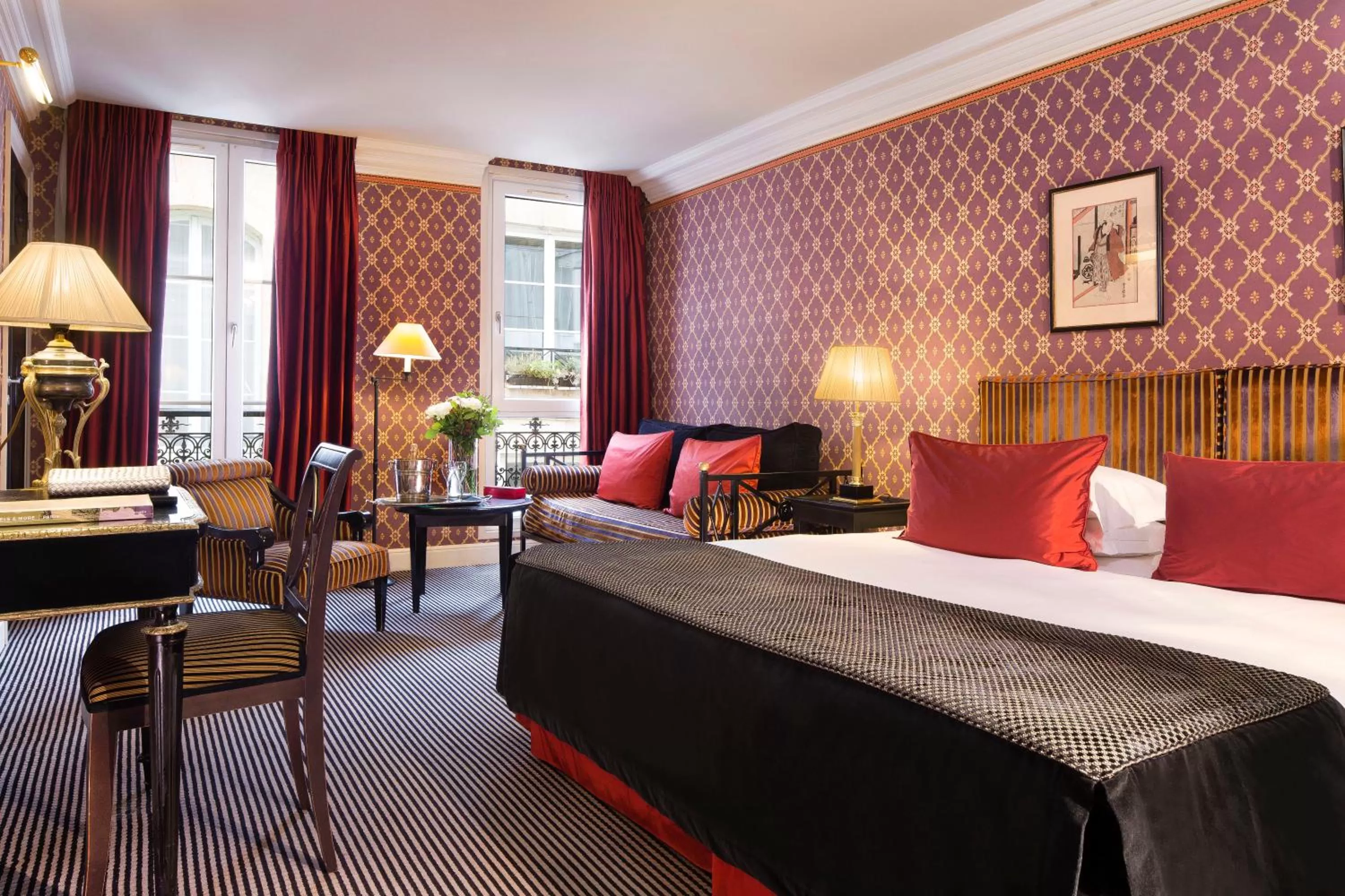 Photo of the whole room, Bed in Hotel La Villa d'Estrées - Saint-Germain