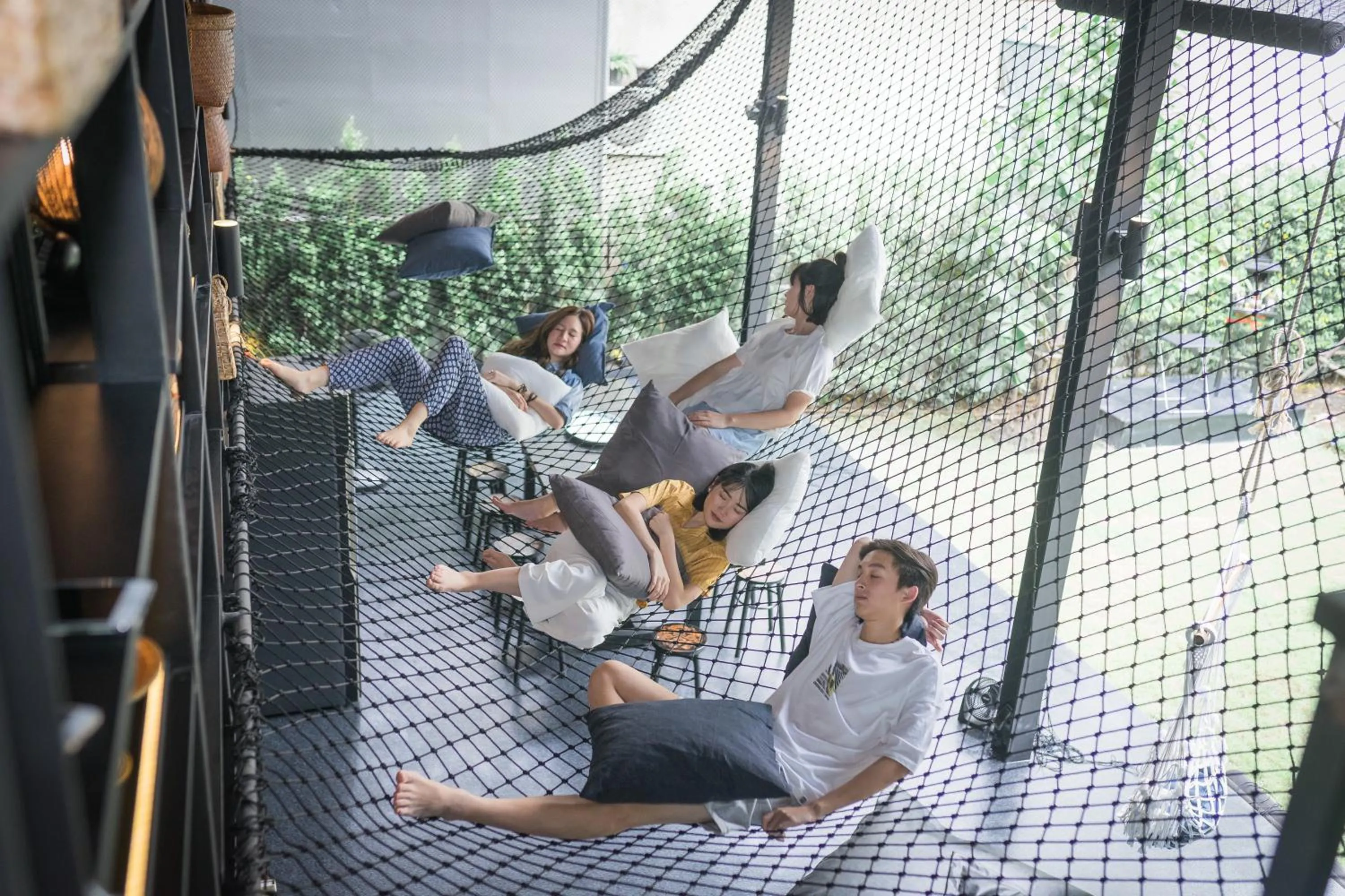 Communal lounge/ TV room in Kloem Hostel