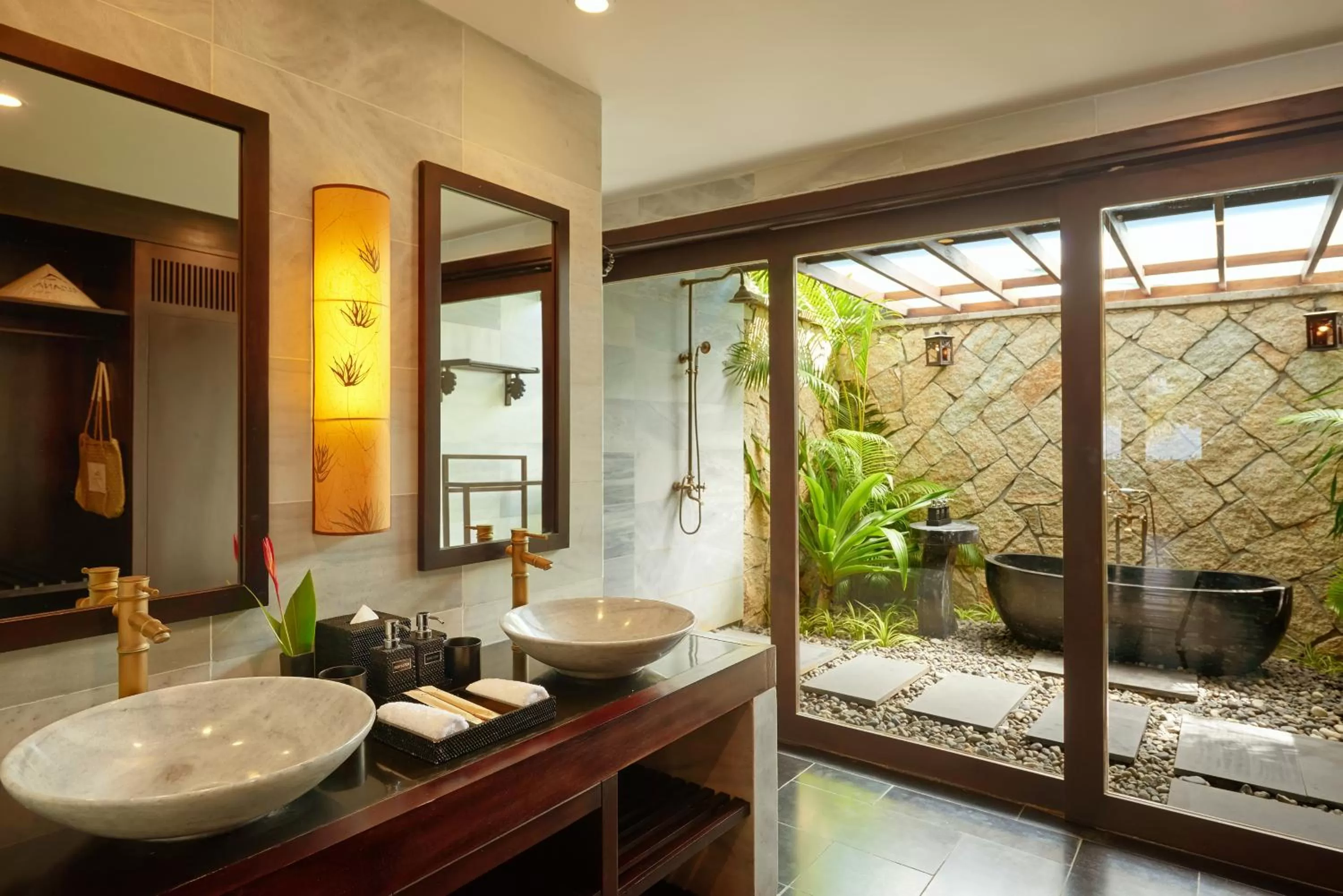 Shower in Amiana Resort Nha Trang