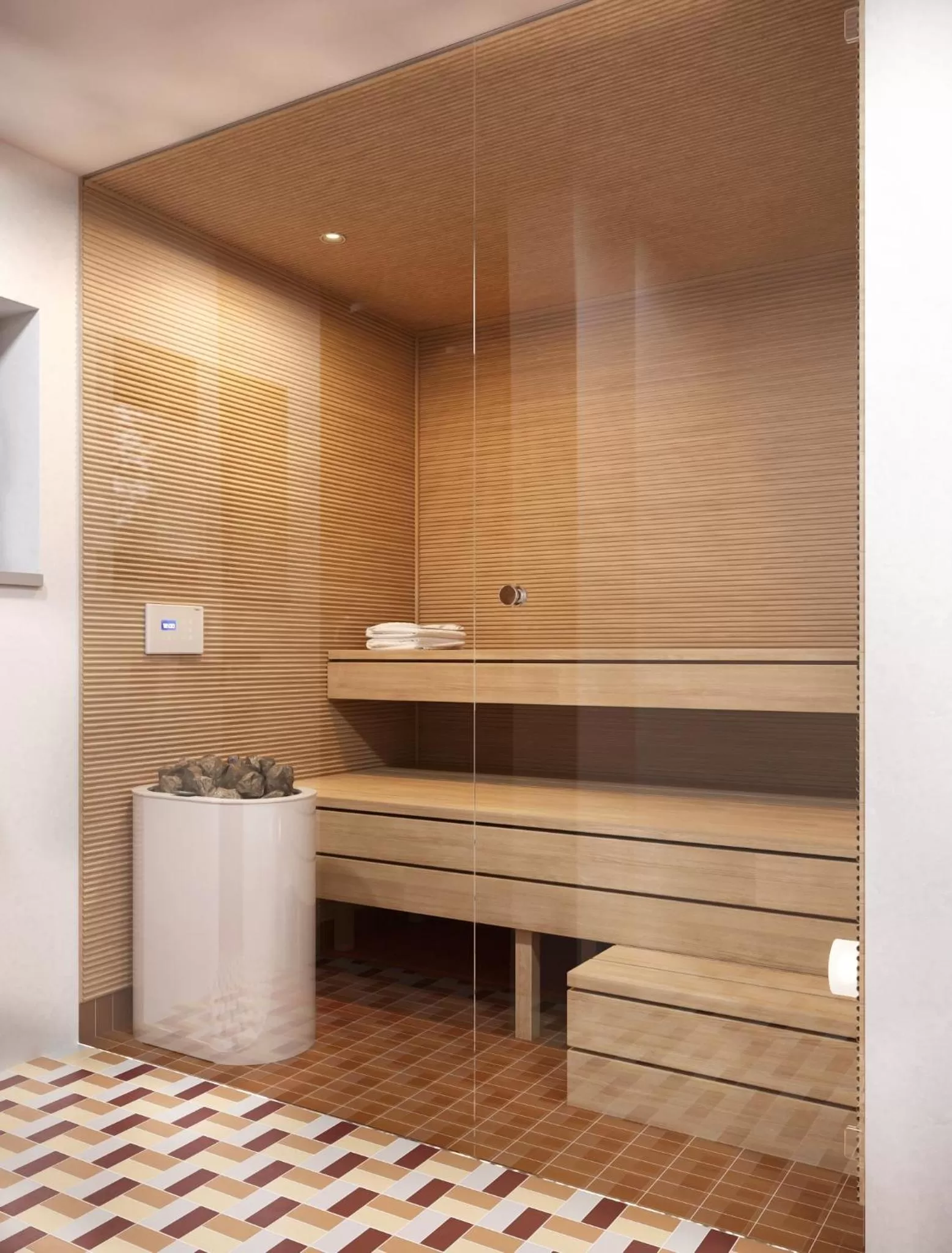 Sauna in Hotel Helka