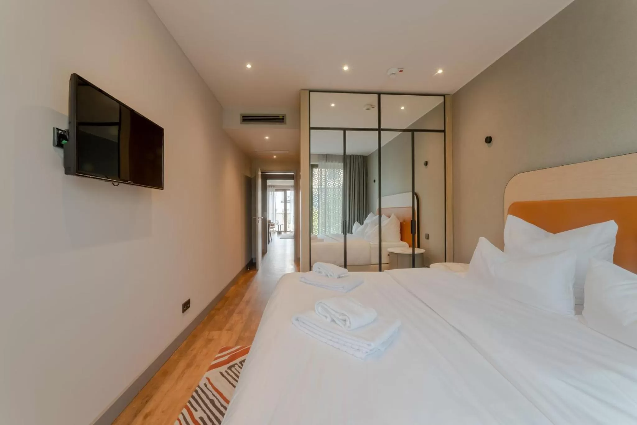 Bedroom, Bed in Fourty Three Luxury Serviced Apartments