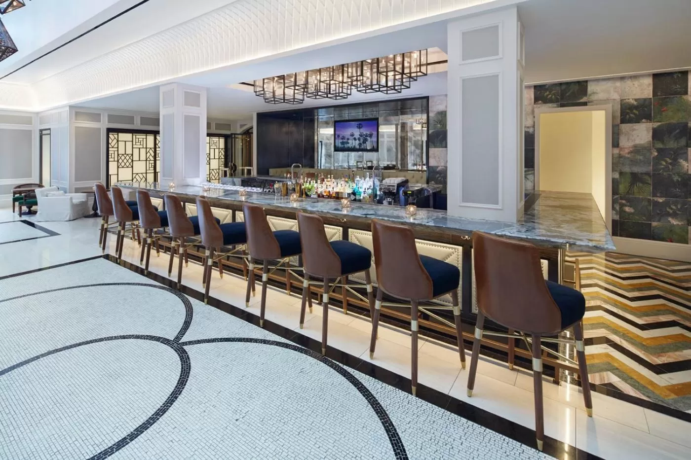 Lounge or bar in The London West Hollywood at Beverly Hills