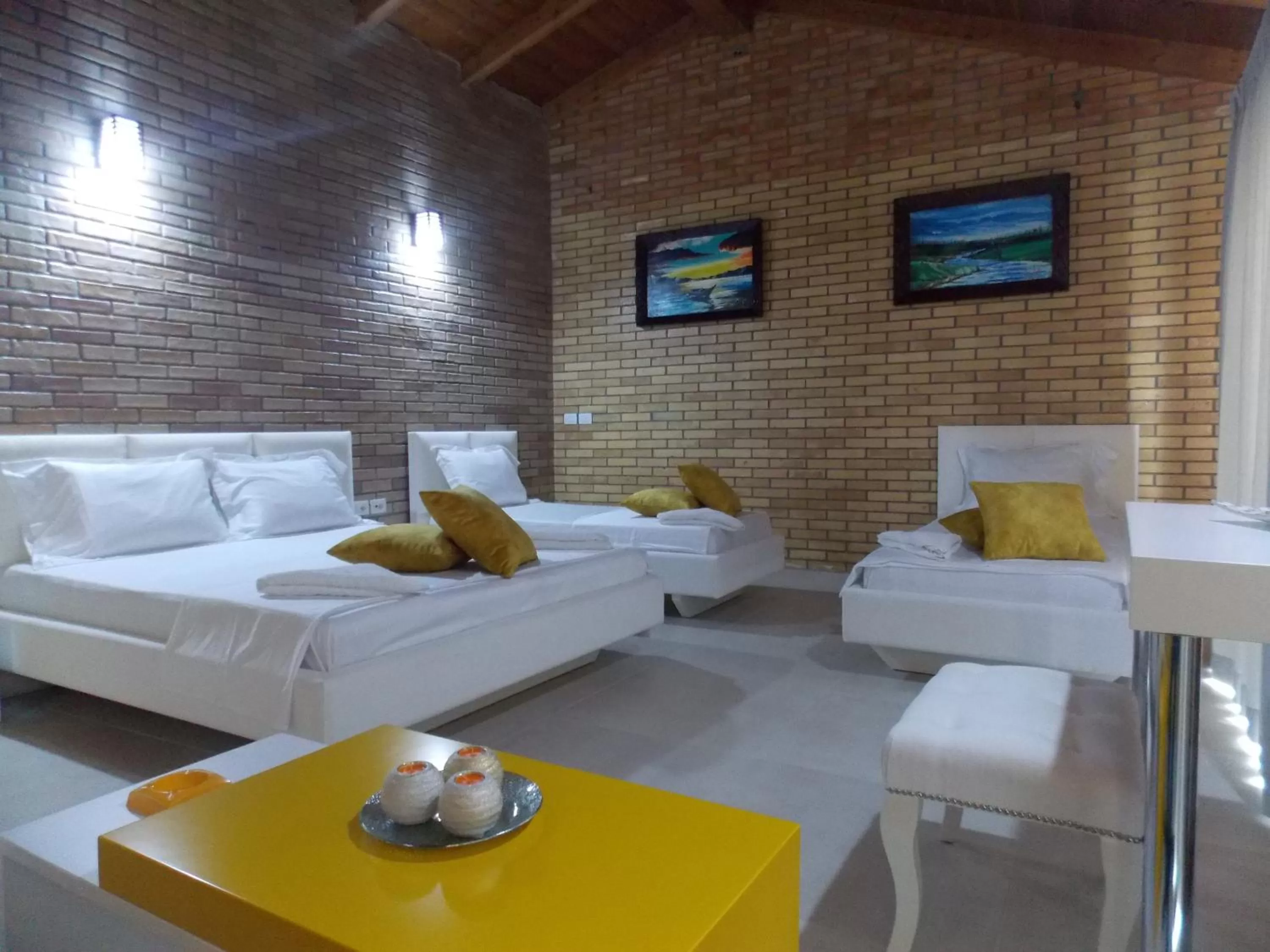 Bed in Hotel Piccolino