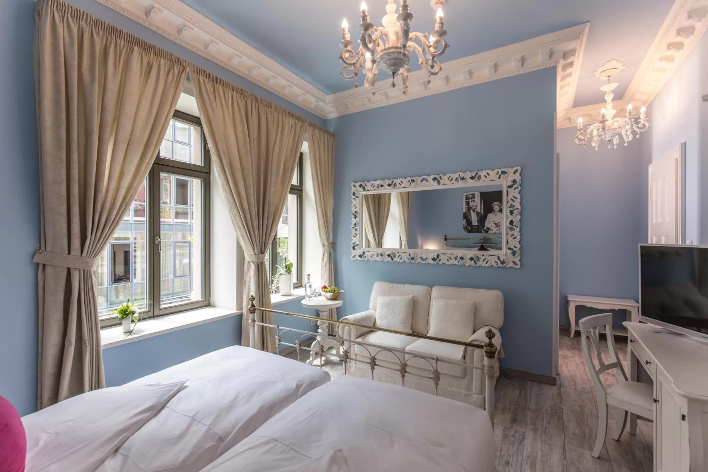 Photo of the whole room, Bed in Grande Albergo Giancarlo