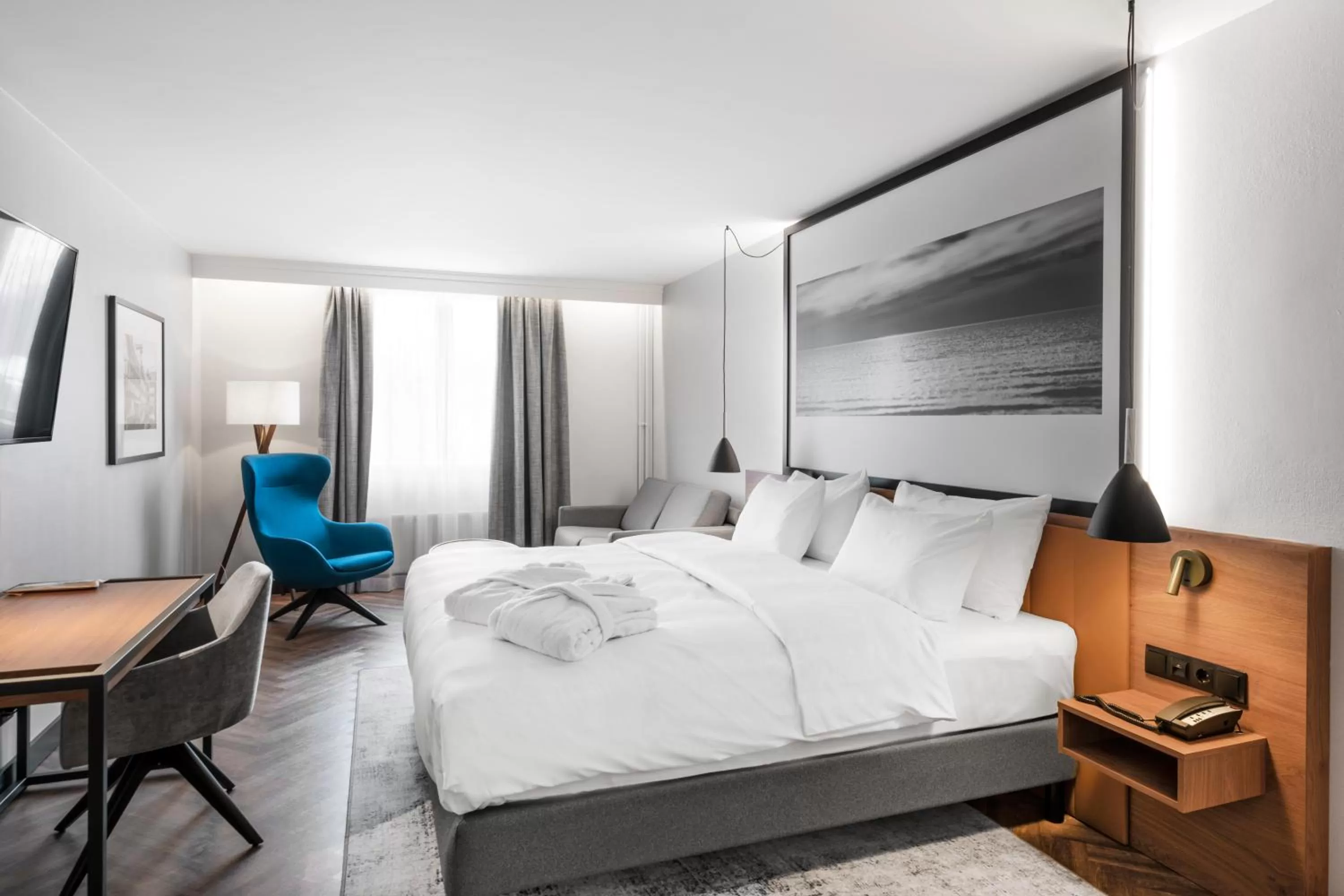 Photo of the whole room, Bed in MERCURE KLAIPEDA CITY HOTEL, Meetings, Events, Restaurant & Bar - Accor Group, Pet Stay FREE