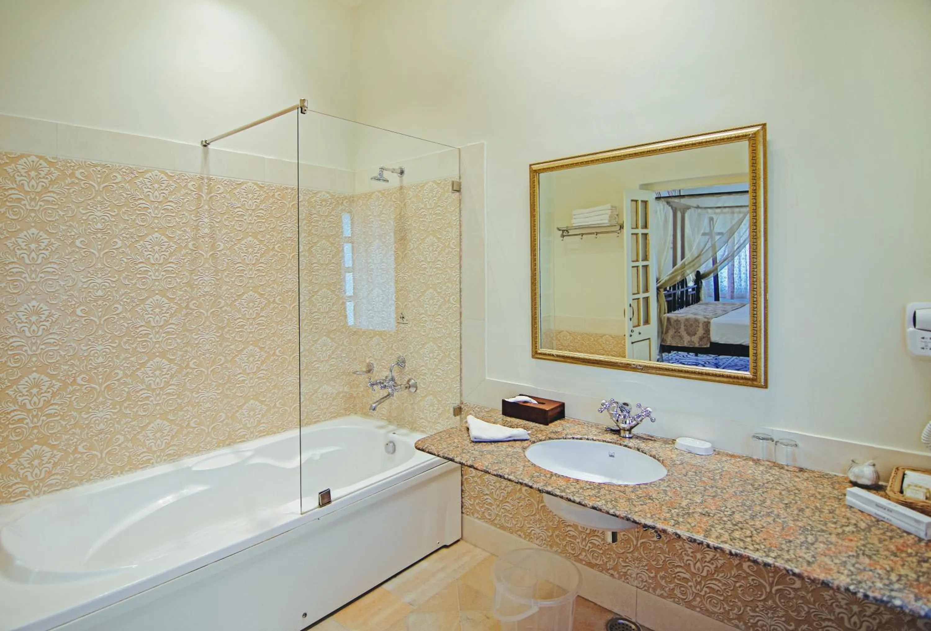 Bathroom in Alsisar Haveli - Heritage Hotel