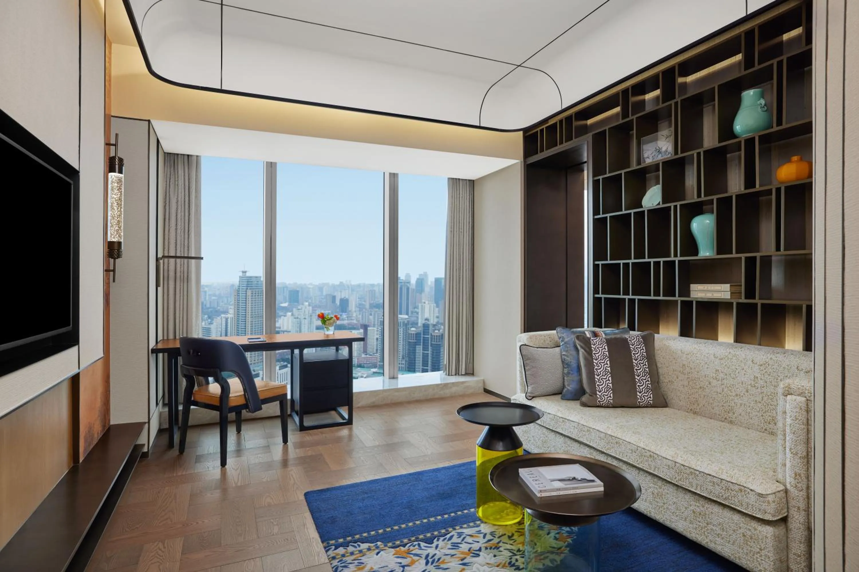 Living room in Conrad Shanghai