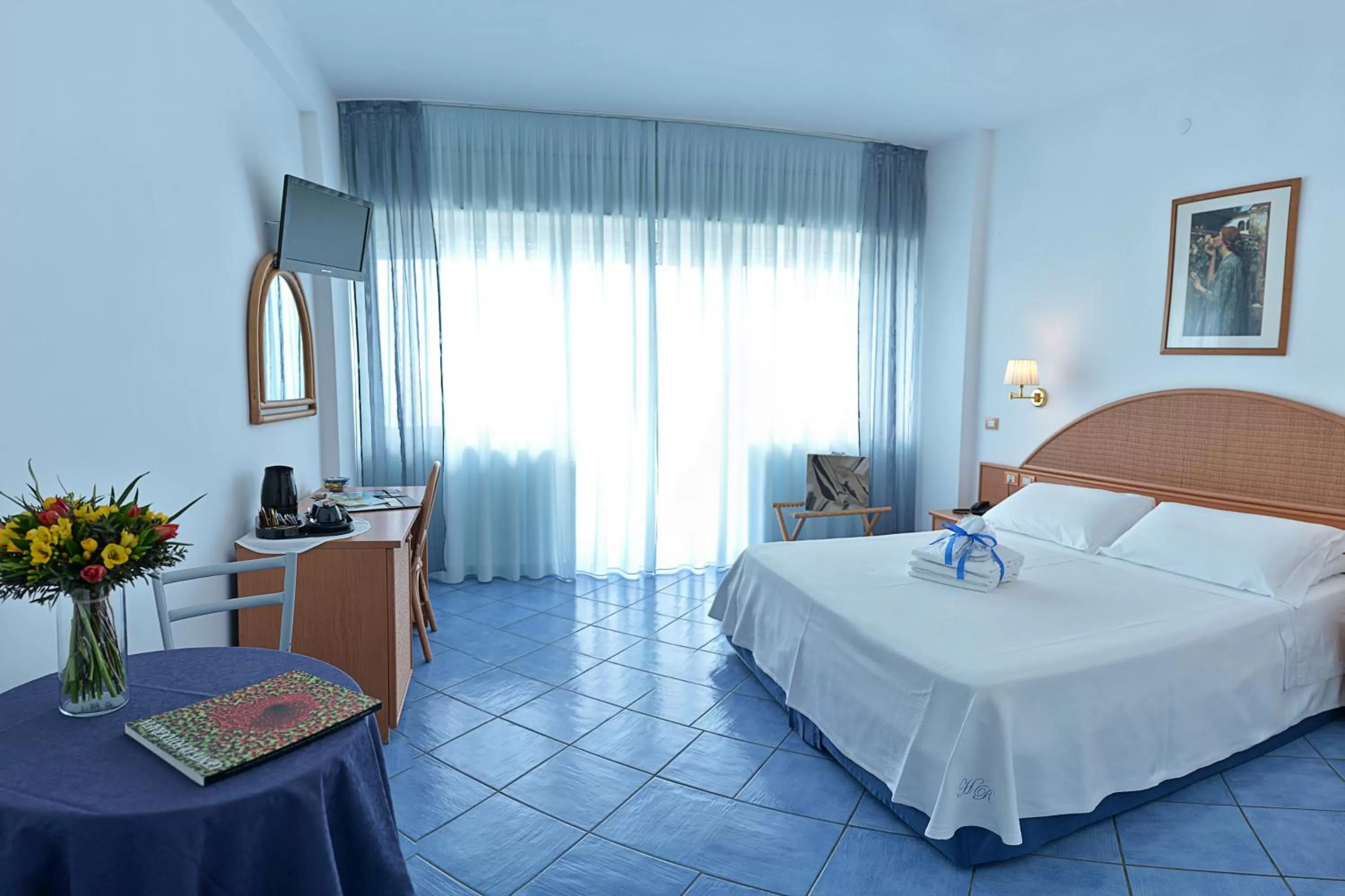 Bed in Hotel Pensione Reale