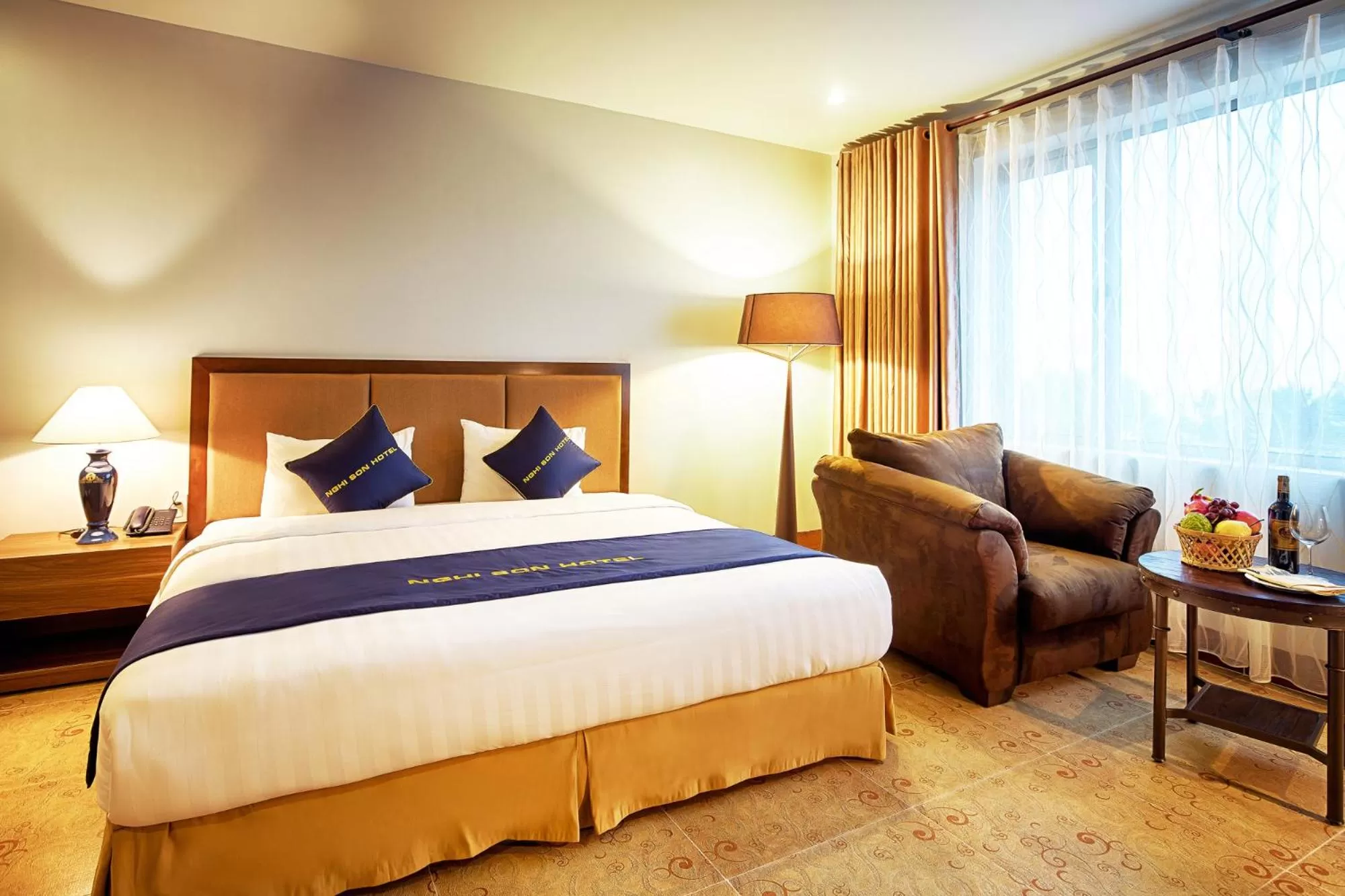 Bed in Nghi Son Hotel