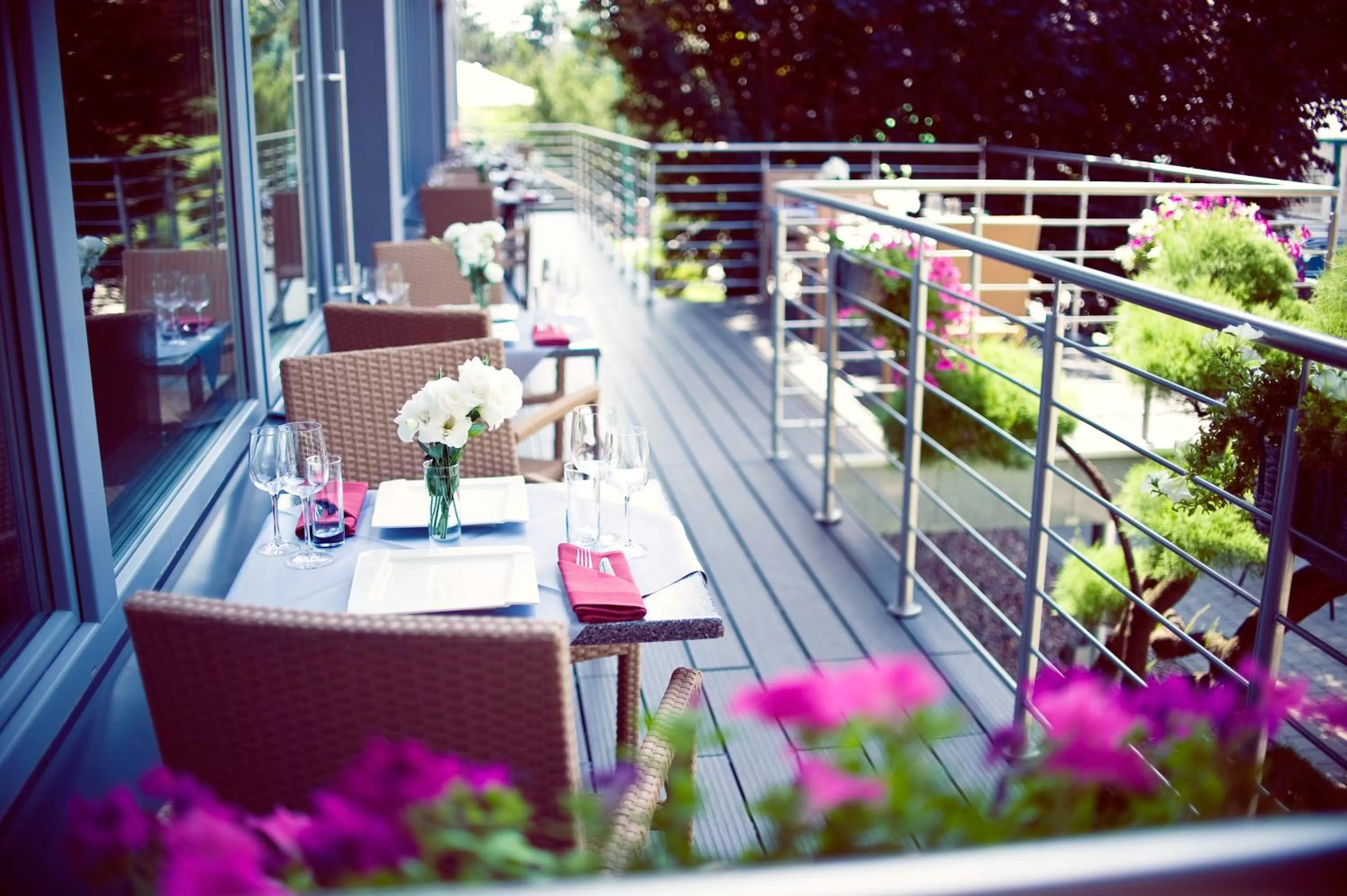 Balcony/Terrace in Hotel Śląsk